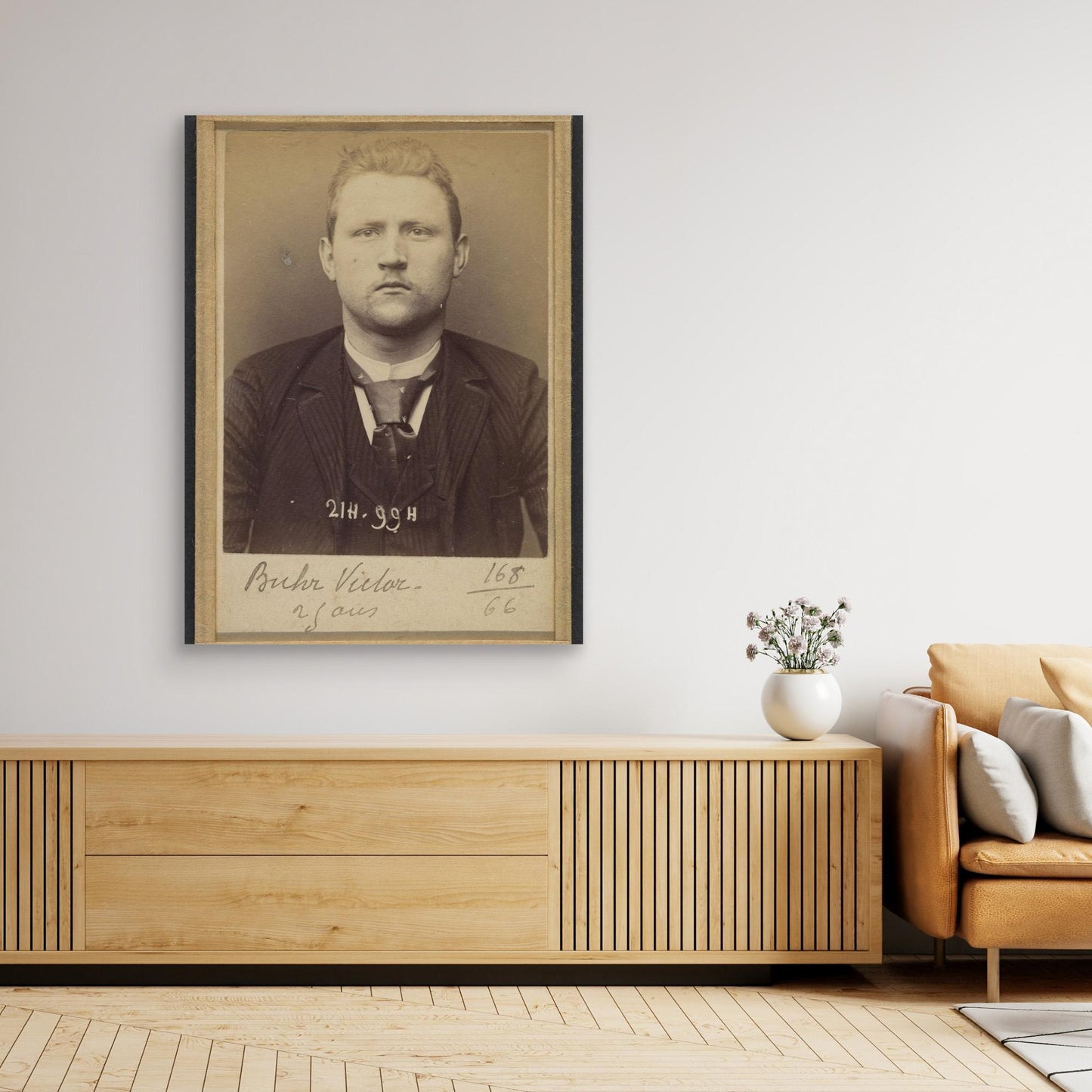 Buhr. Victor. 25 ans, né à Cologne (Allemagne). Peintre décorateur. Anarchiste. 2/3/94.