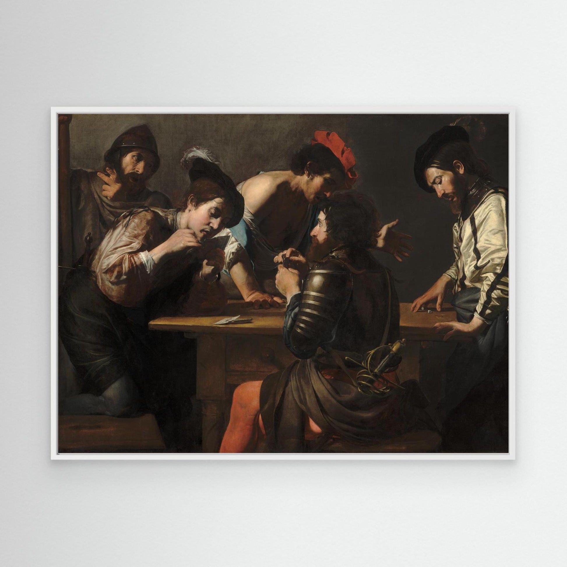 Soldiers Playing Cards and Dice (The Cheats)