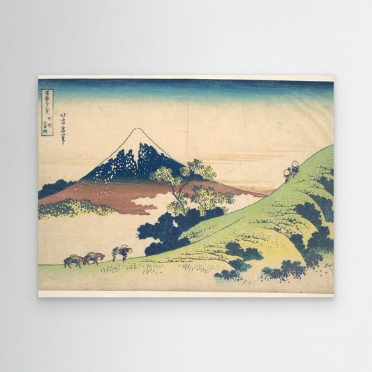 The Inume Pass in Kai Province (Kōshū Inume tōge), from the series Thirty-six Views of Mount Fuji (Fugaku sanjūrokkei)