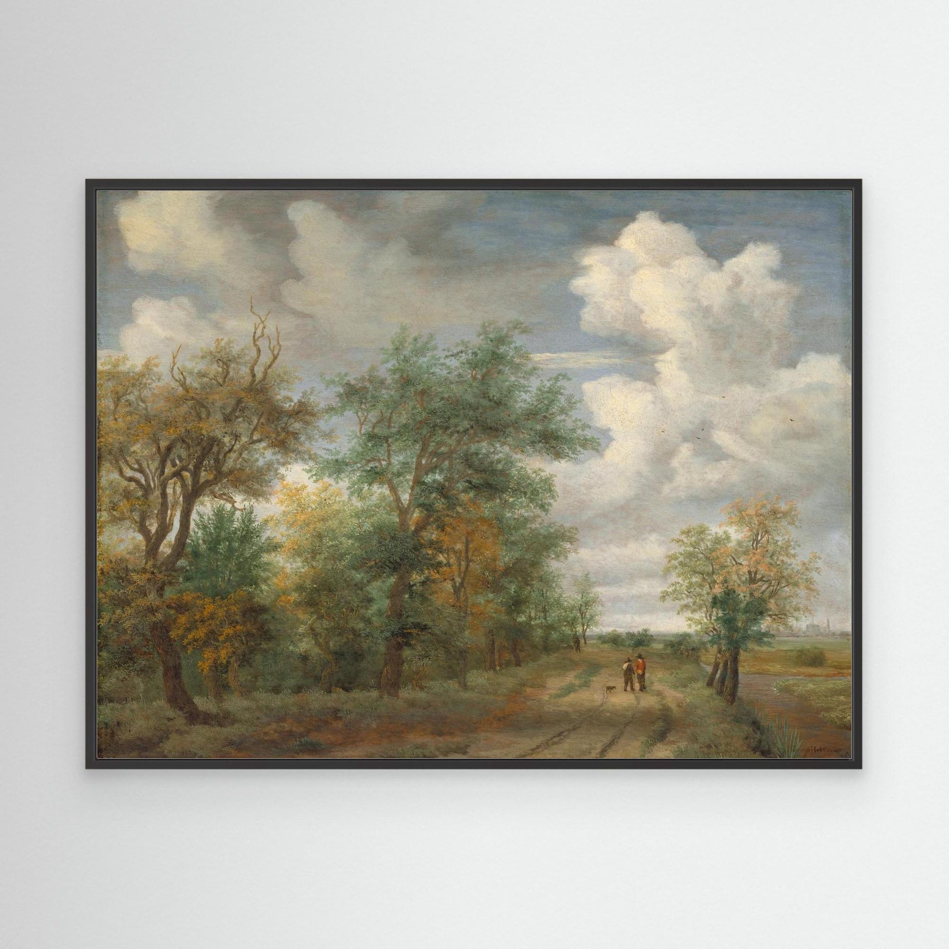 Wooded Landscape with Figures