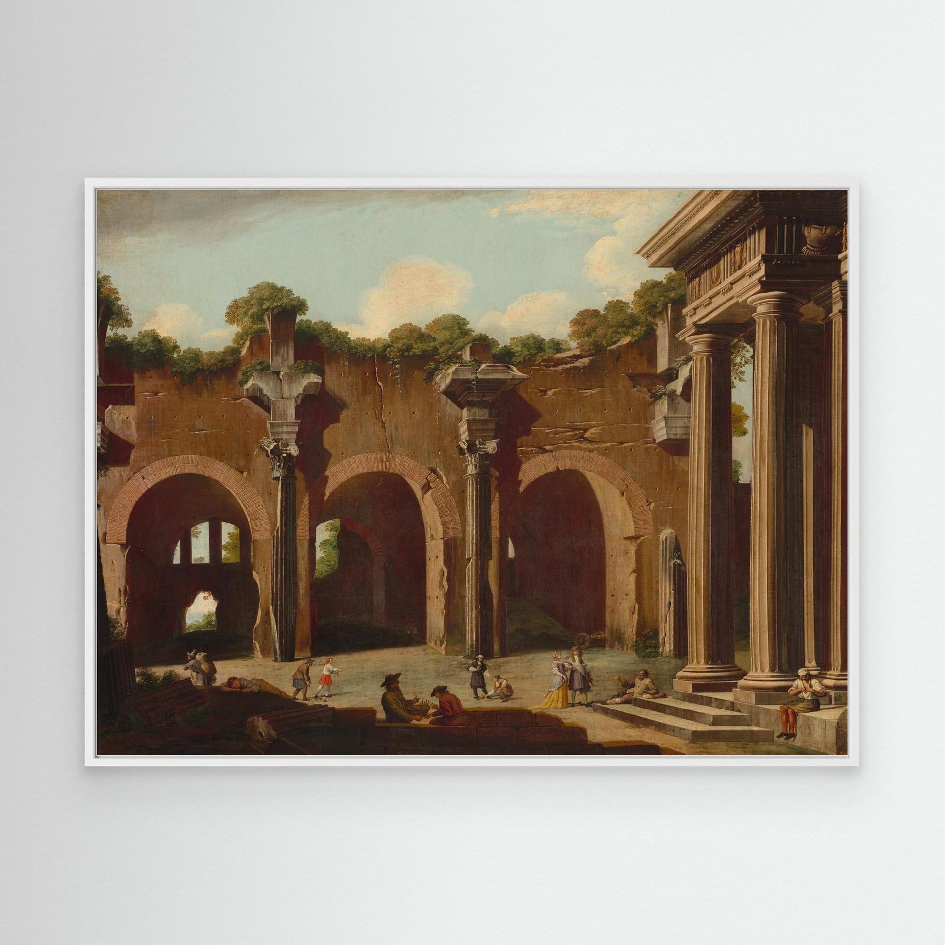 The Basilica of Constantine with a Doric Colonnade