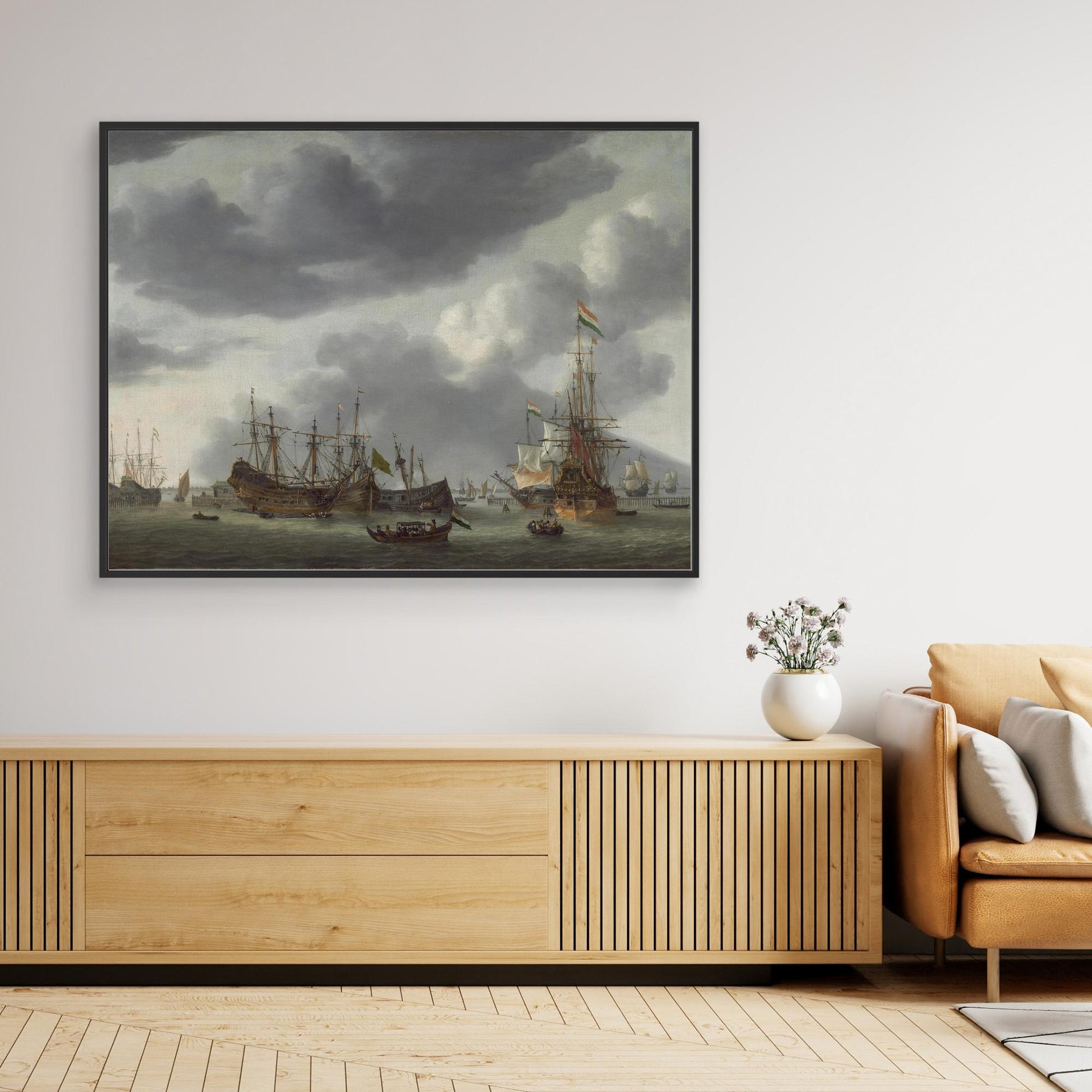 Amsterdam Harbor Scene