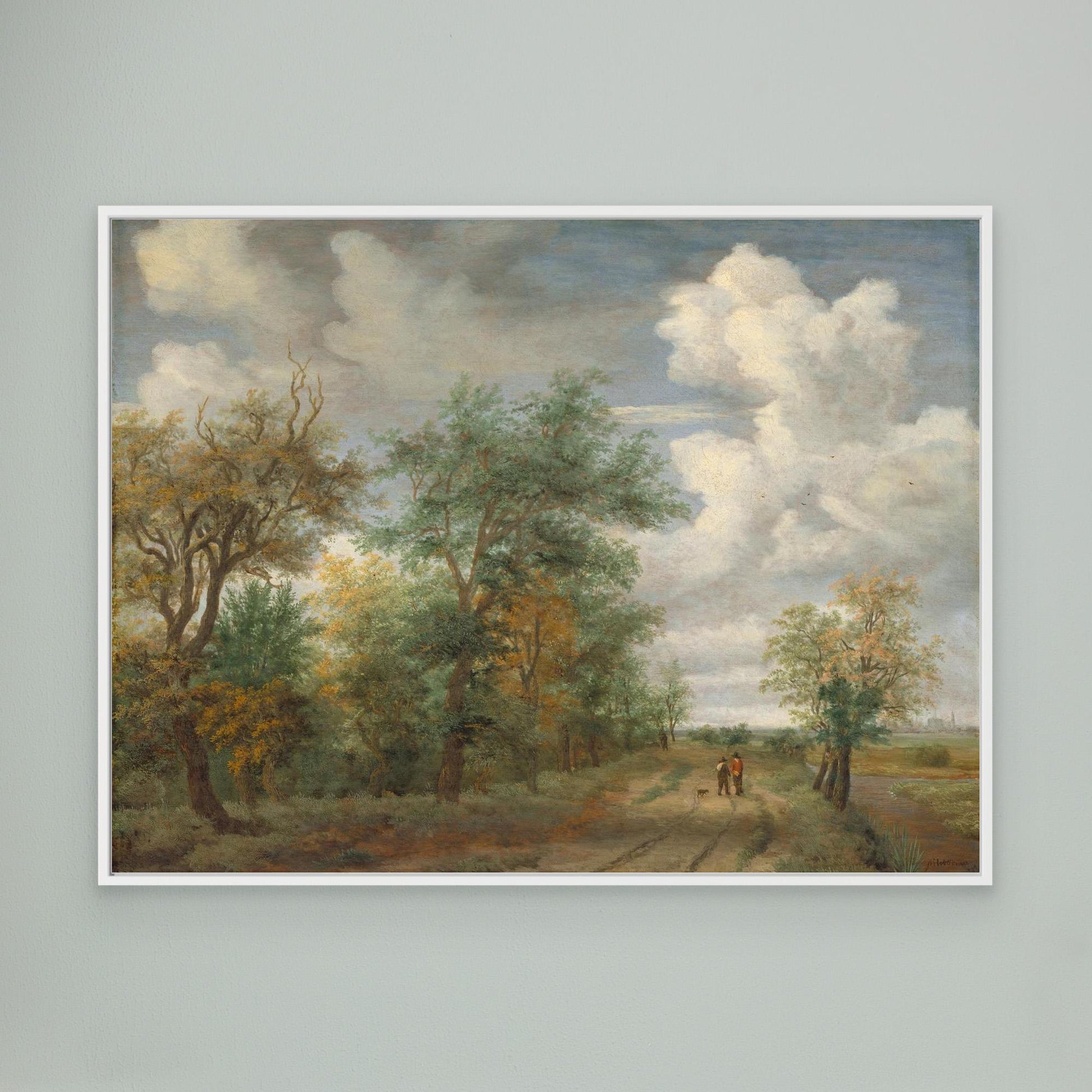 Wooded Landscape with Figures