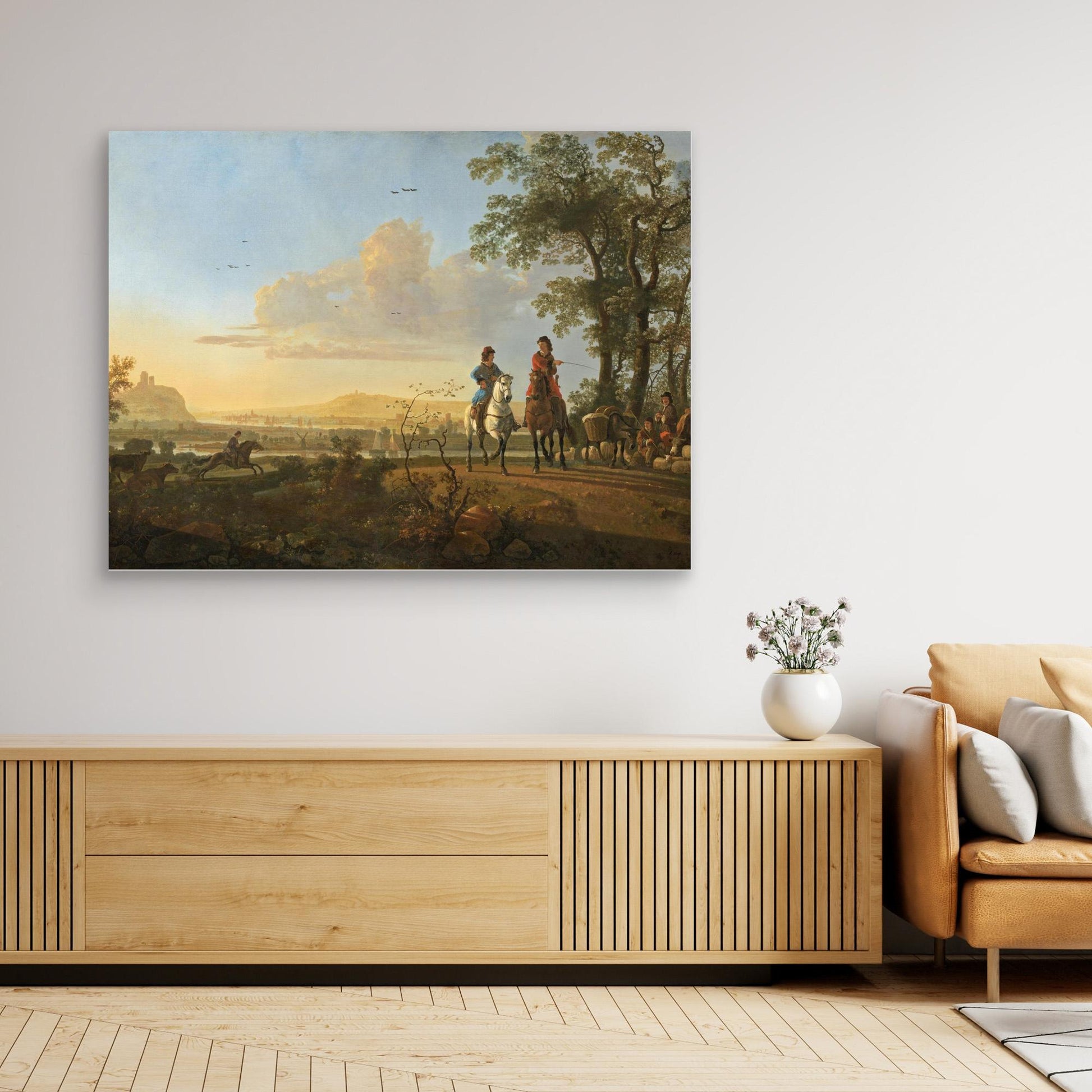 Horsemen and Herdsmen with Cattle