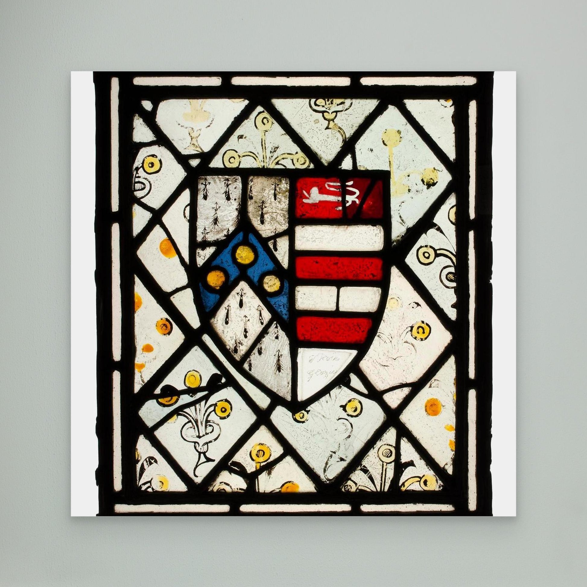 Panel with Heraldic Shield of Johnson