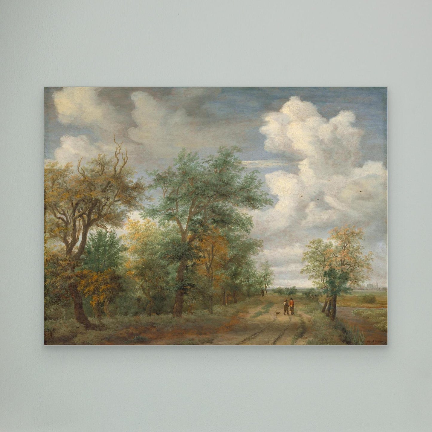 Wooded Landscape with Figures