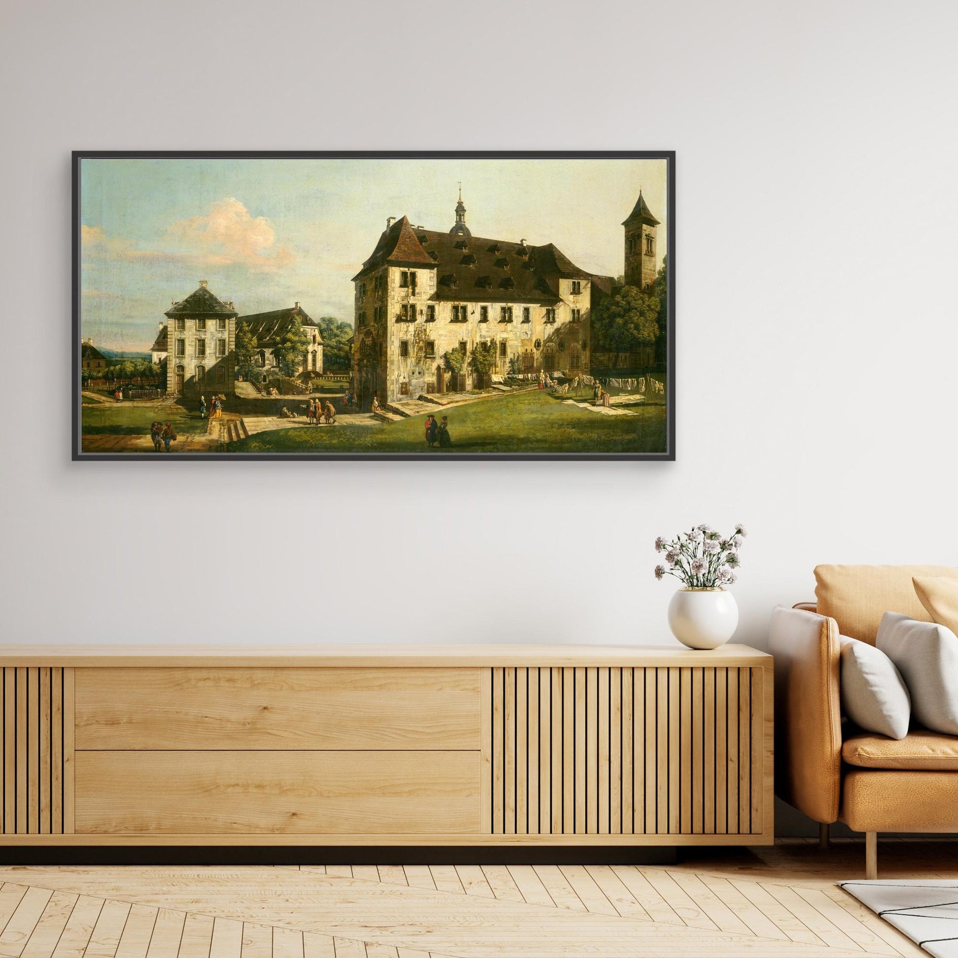 The Fortress of Konigstein: Courtyard with the Magdalenenburg