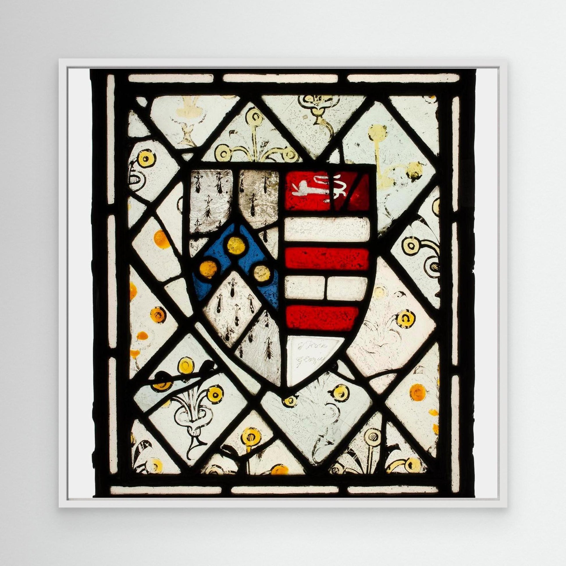 Panel with Heraldic Shield of Johnson