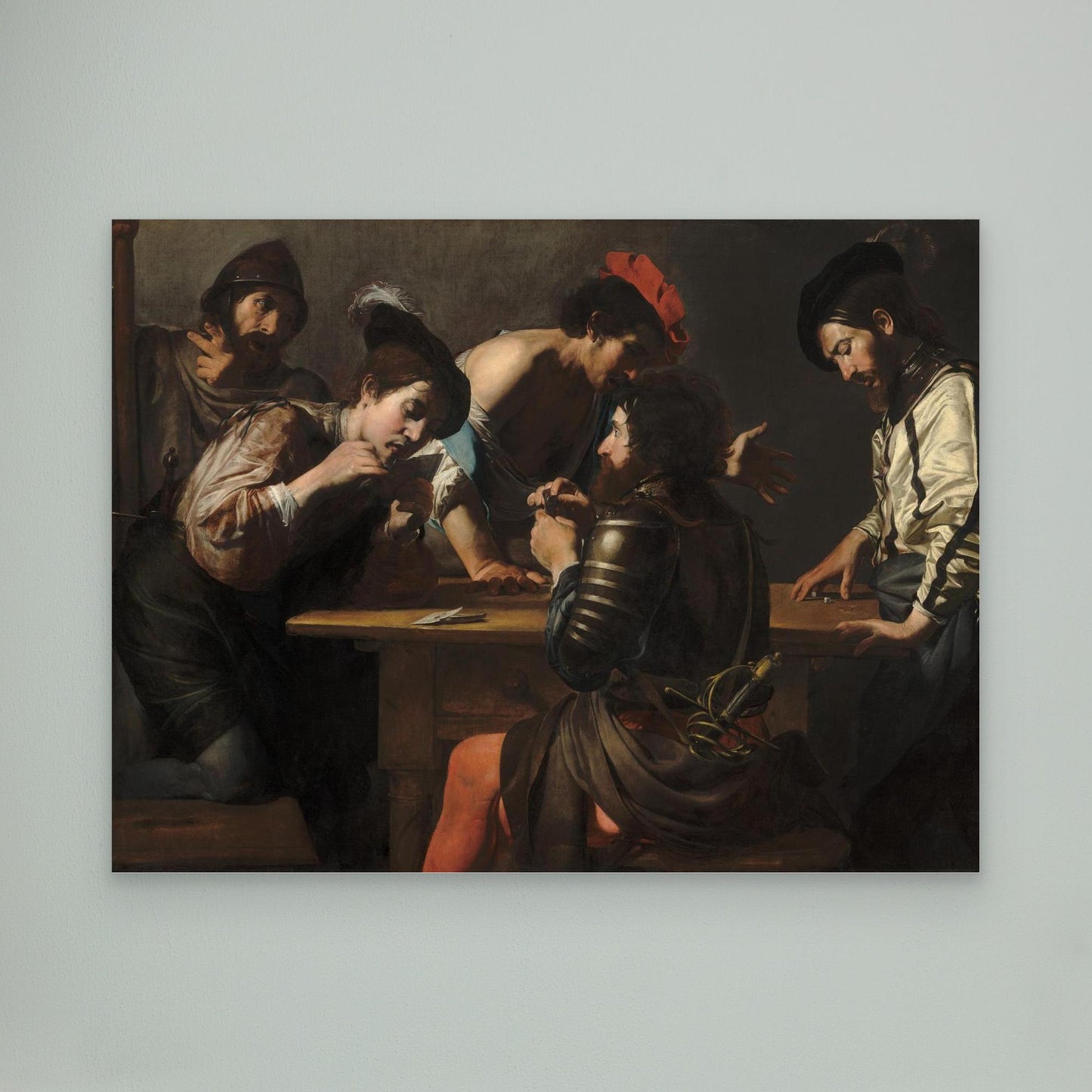 Soldiers Playing Cards and Dice (The Cheats)