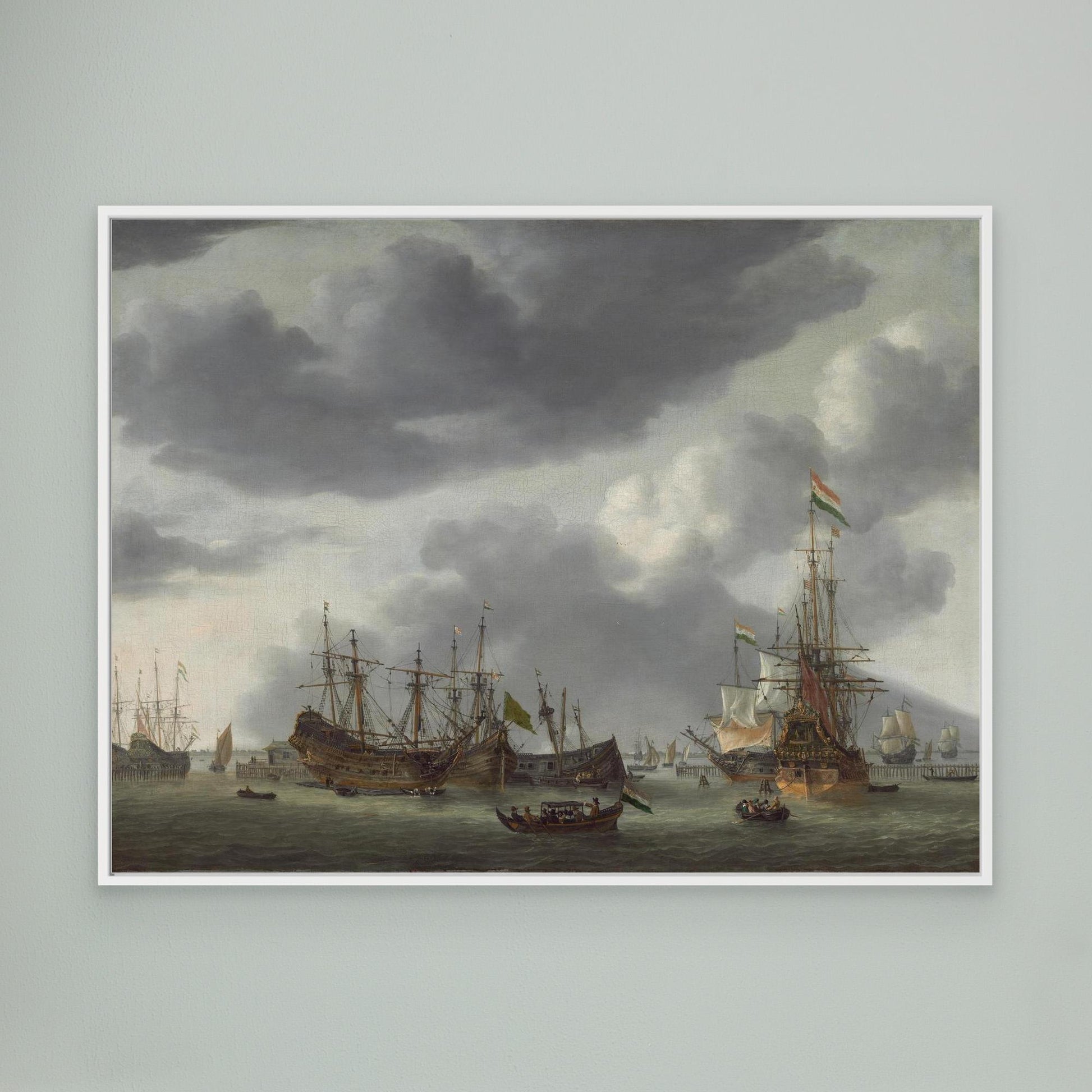 Amsterdam Harbor Scene