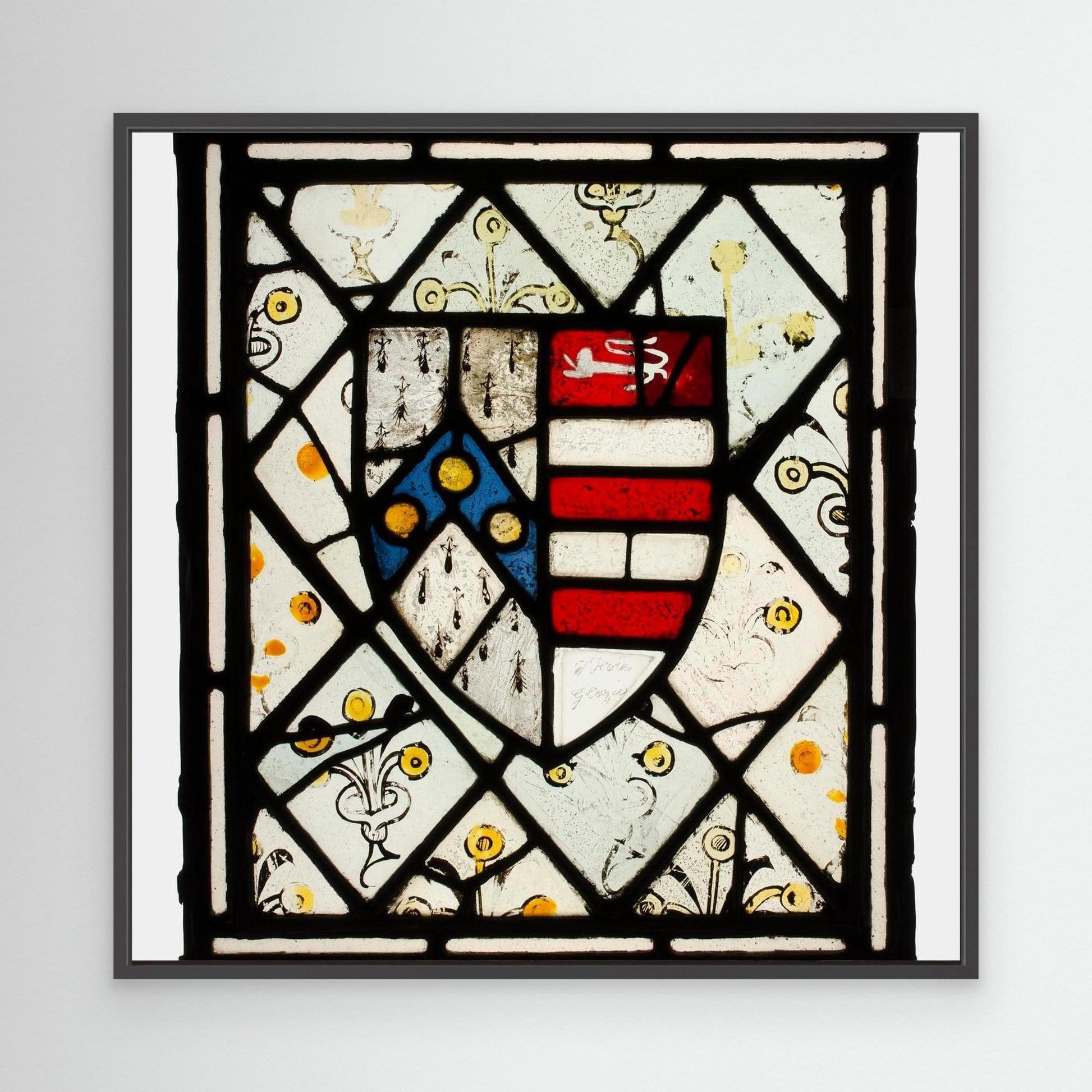 Panel with Heraldic Shield of Johnson