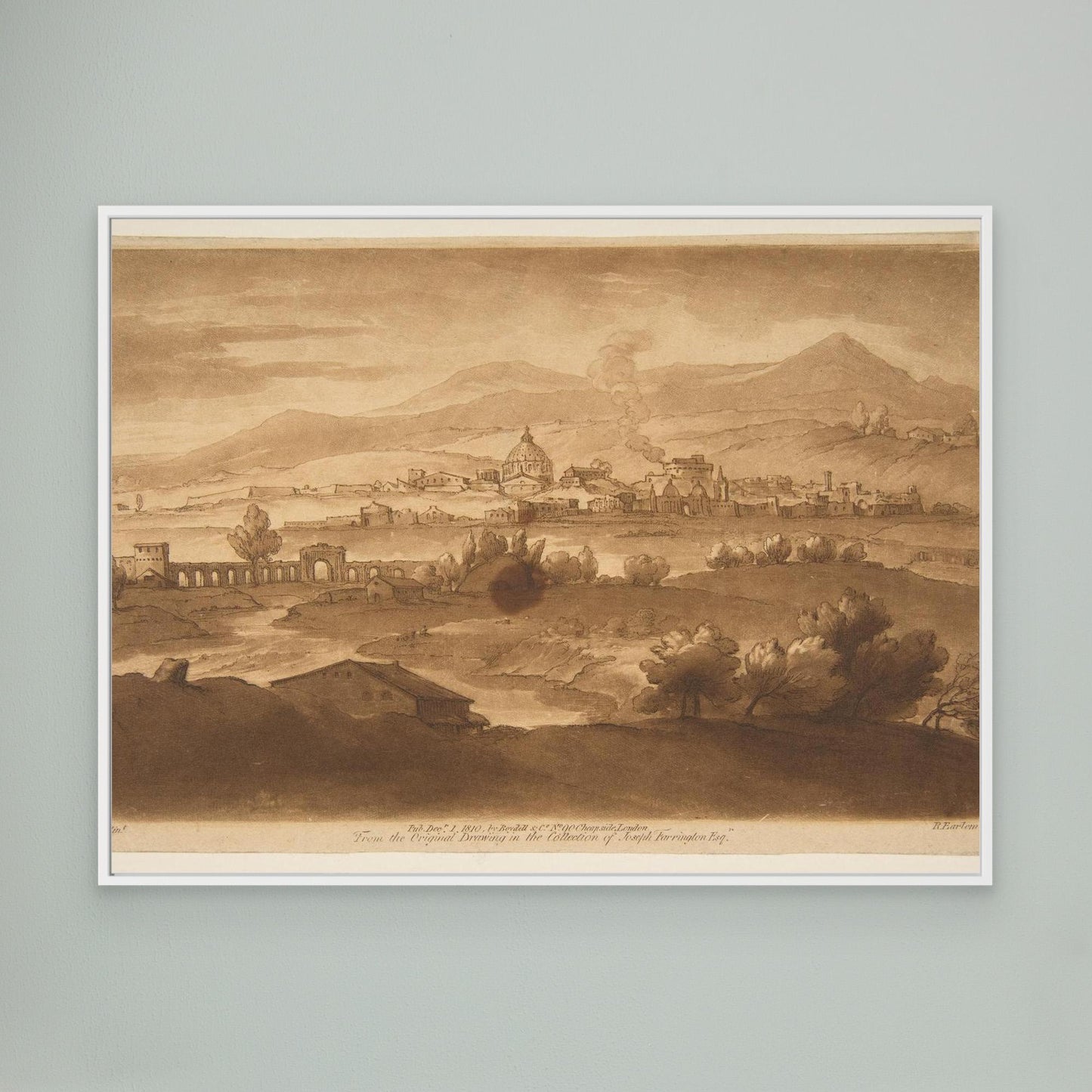 View of Rome and Surrounding Country