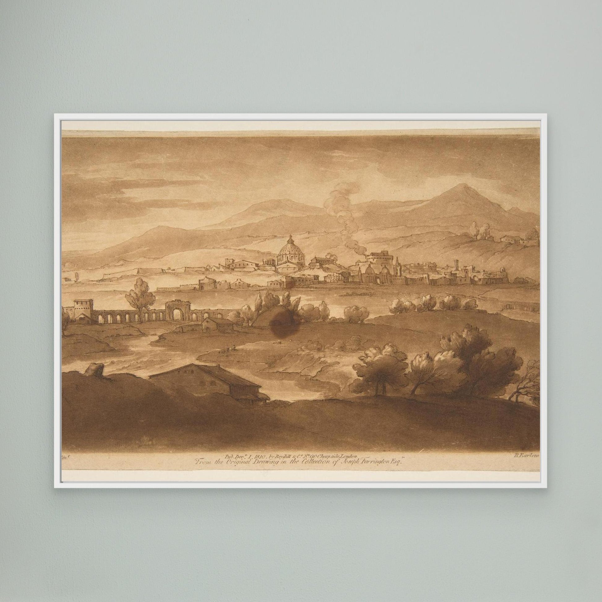 View of Rome and Surrounding Country