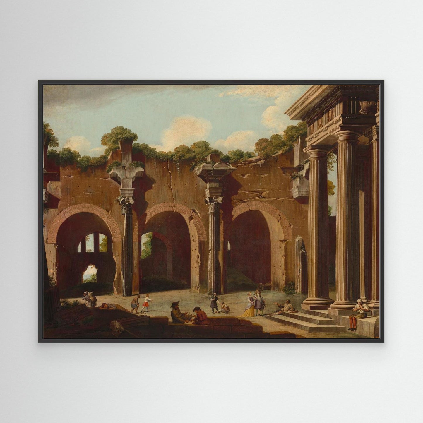 The Basilica of Constantine with a Doric Colonnade