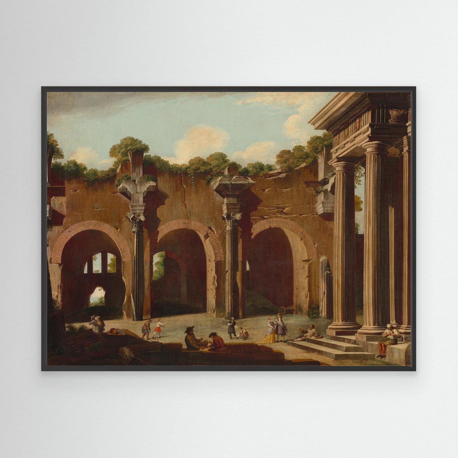 The Basilica of Constantine with a Doric Colonnade