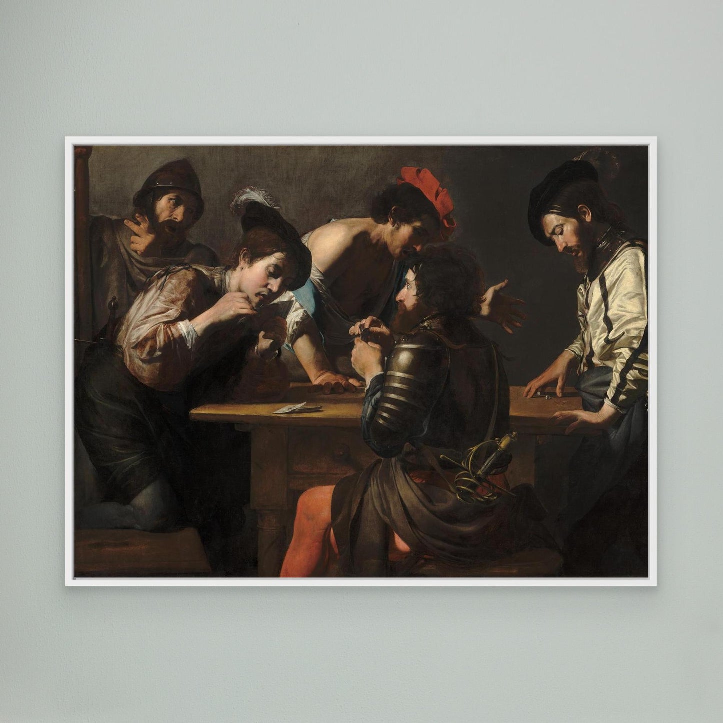 Soldiers Playing Cards and Dice (The Cheats)