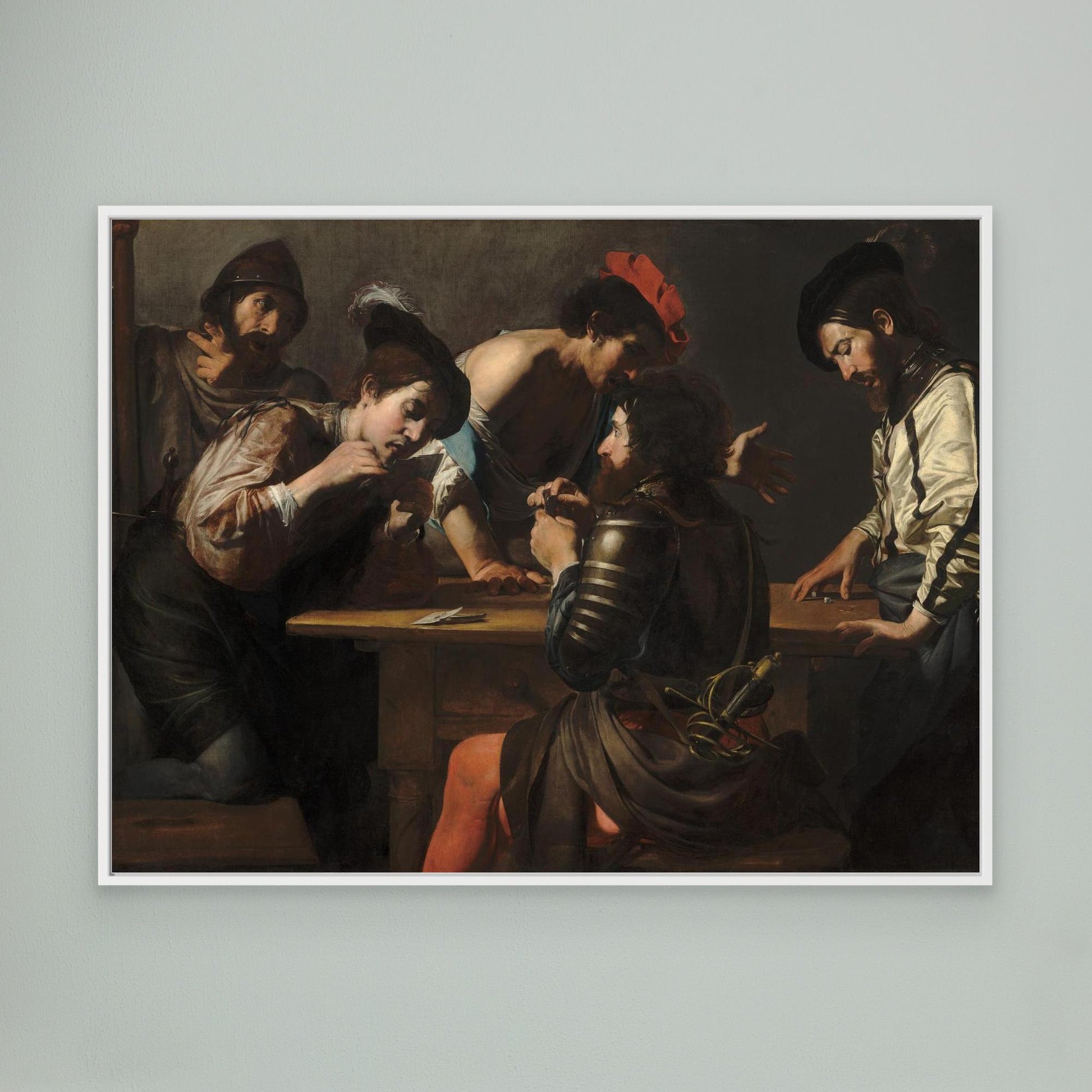 Soldiers Playing Cards and Dice (The Cheats)