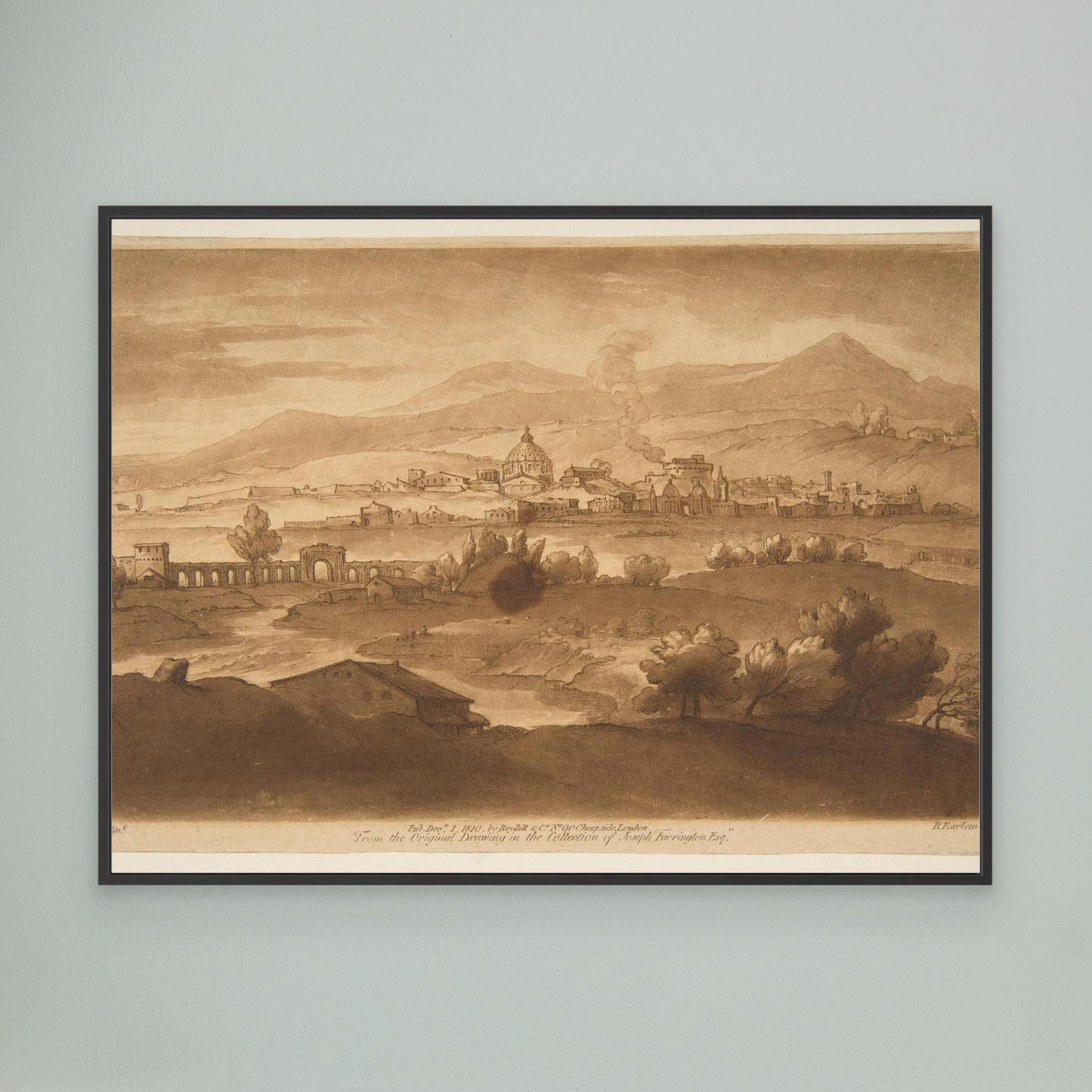 View of Rome and Surrounding Country