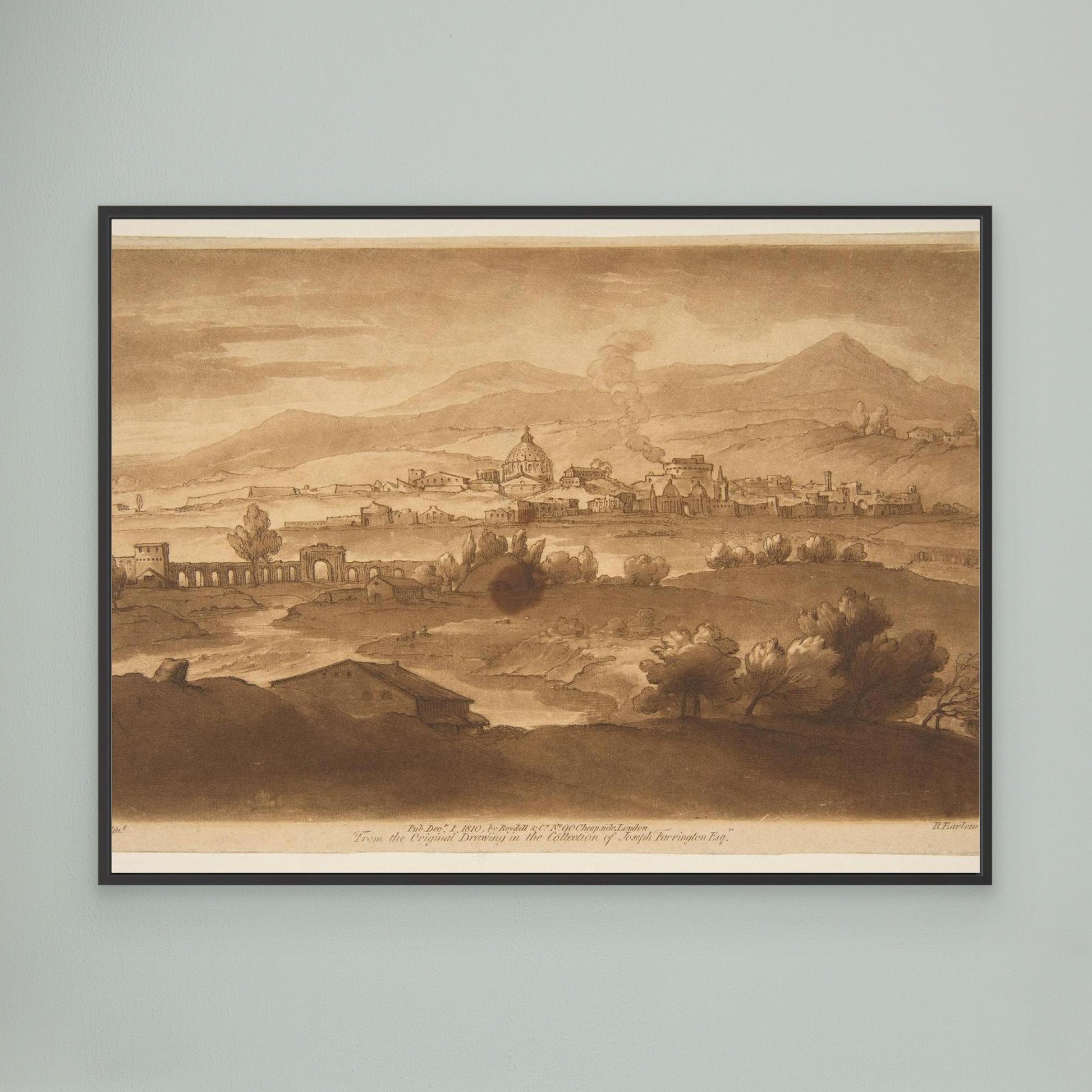 View of Rome and Surrounding Country