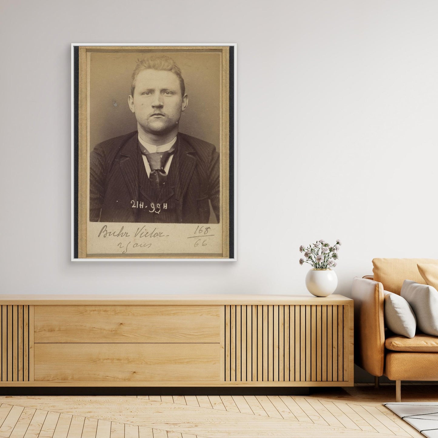 Buhr. Victor. 25 ans, né à Cologne (Allemagne). Peintre décorateur. Anarchiste. 2/3/94.