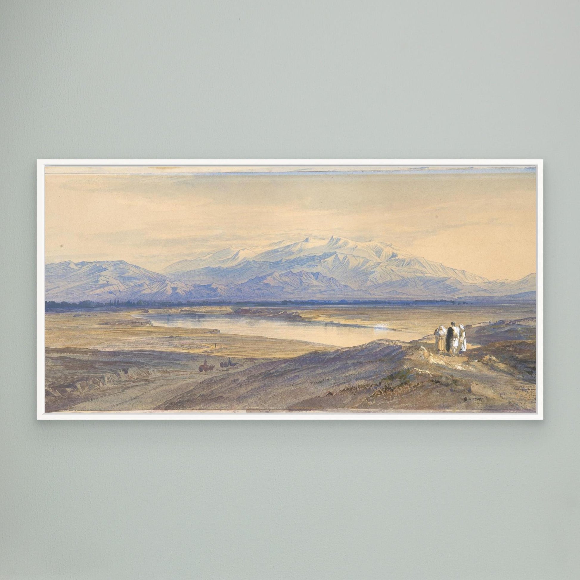 Mount Olympus from Larissa, Thessaly, Greece