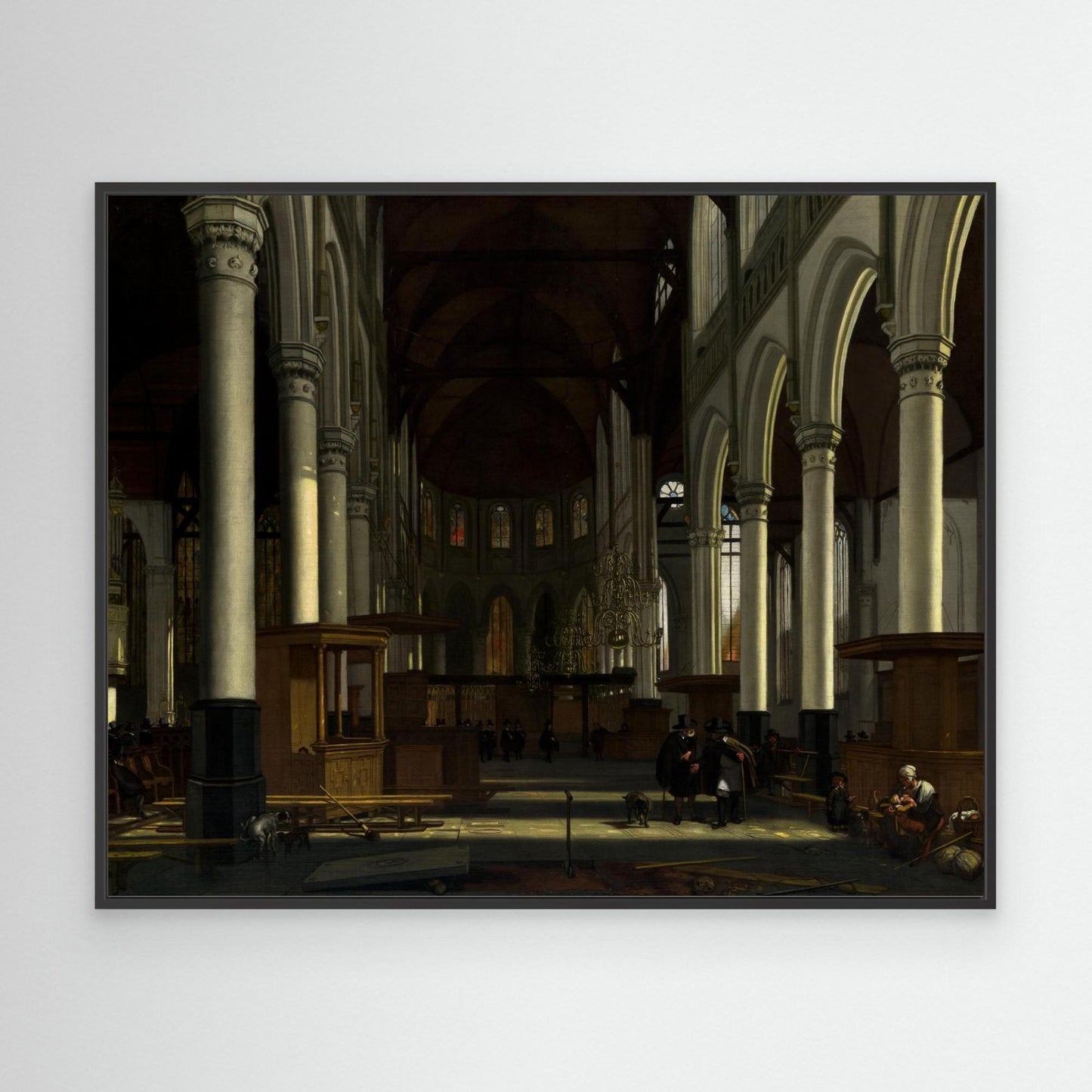 The Interior of the Oude Kerk, Amsterdam