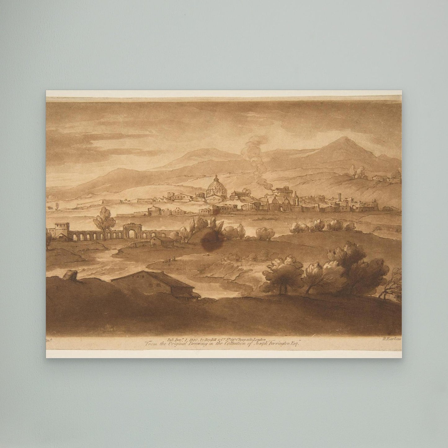 View of Rome and Surrounding Country