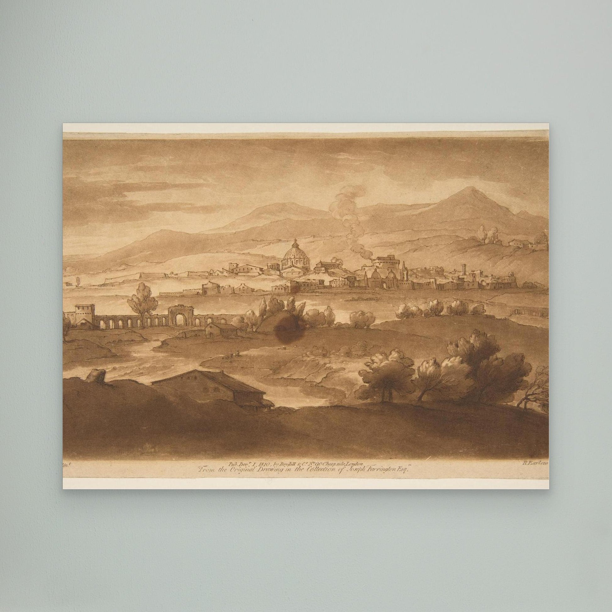 View of Rome and Surrounding Country
