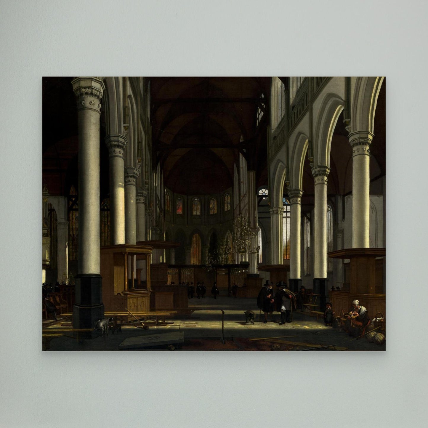 The Interior of the Oude Kerk, Amsterdam