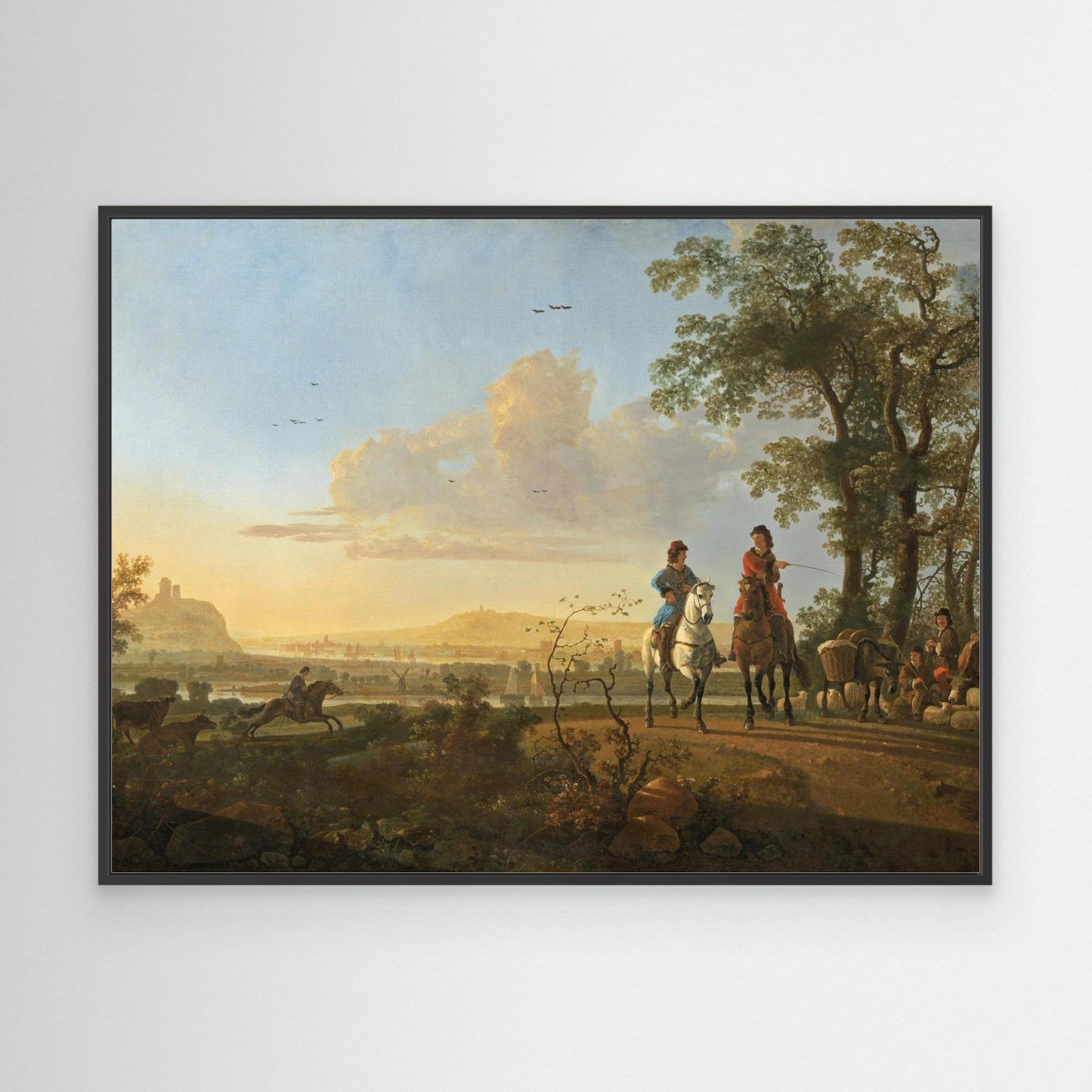 Horsemen and Herdsmen with Cattle