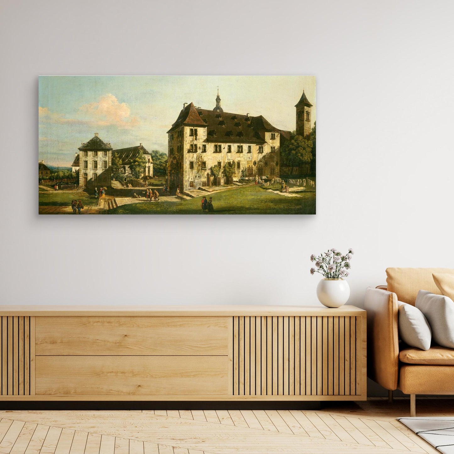 The Fortress of Konigstein: Courtyard with the Magdalenenburg