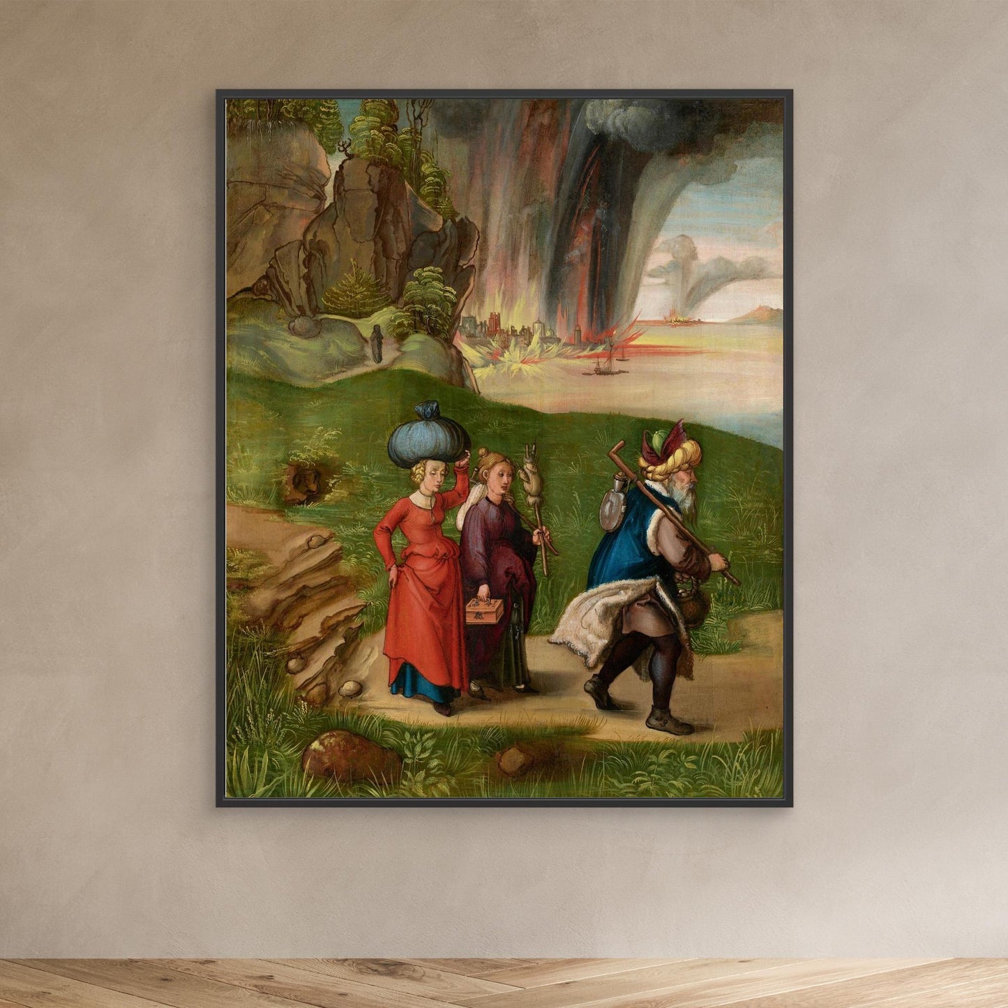 Lot and His Daughters (Reverse)