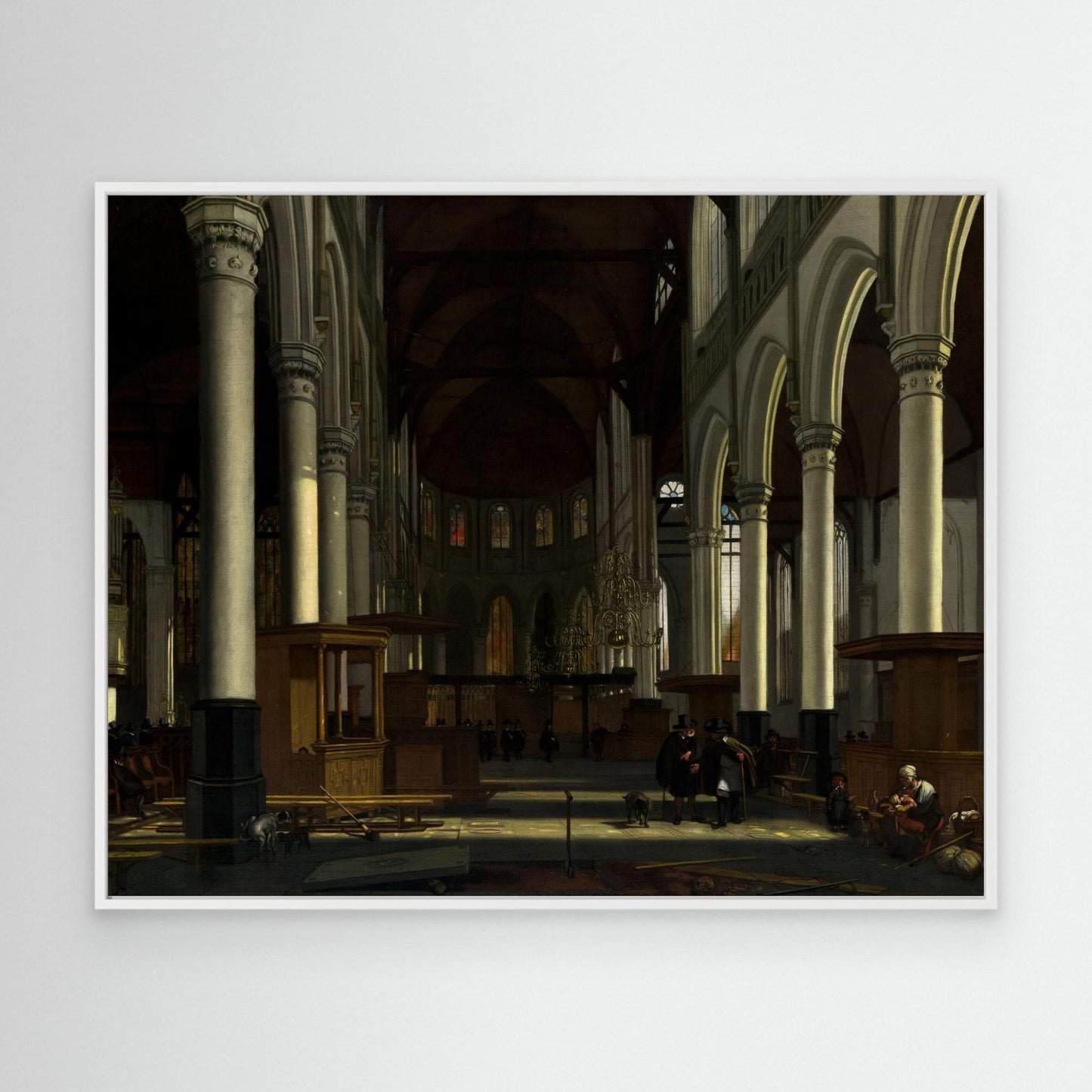 The Interior of the Oude Kerk, Amsterdam