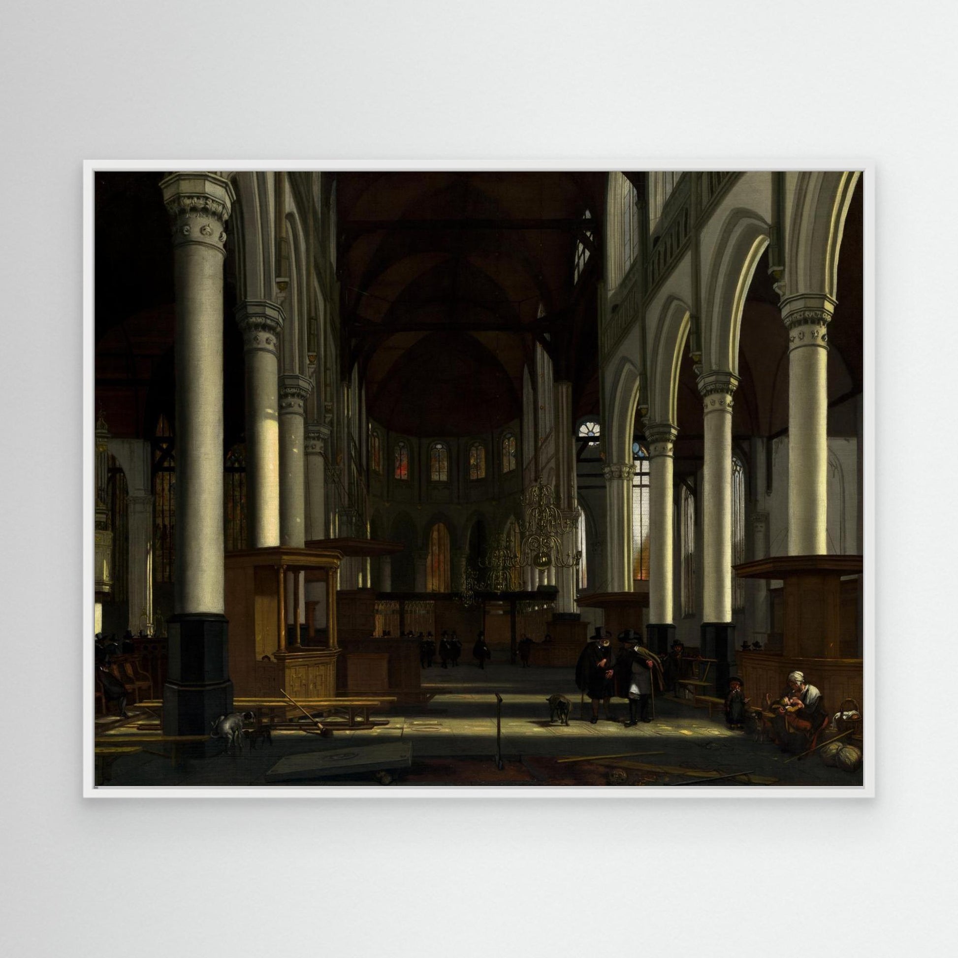 The Interior of the Oude Kerk, Amsterdam