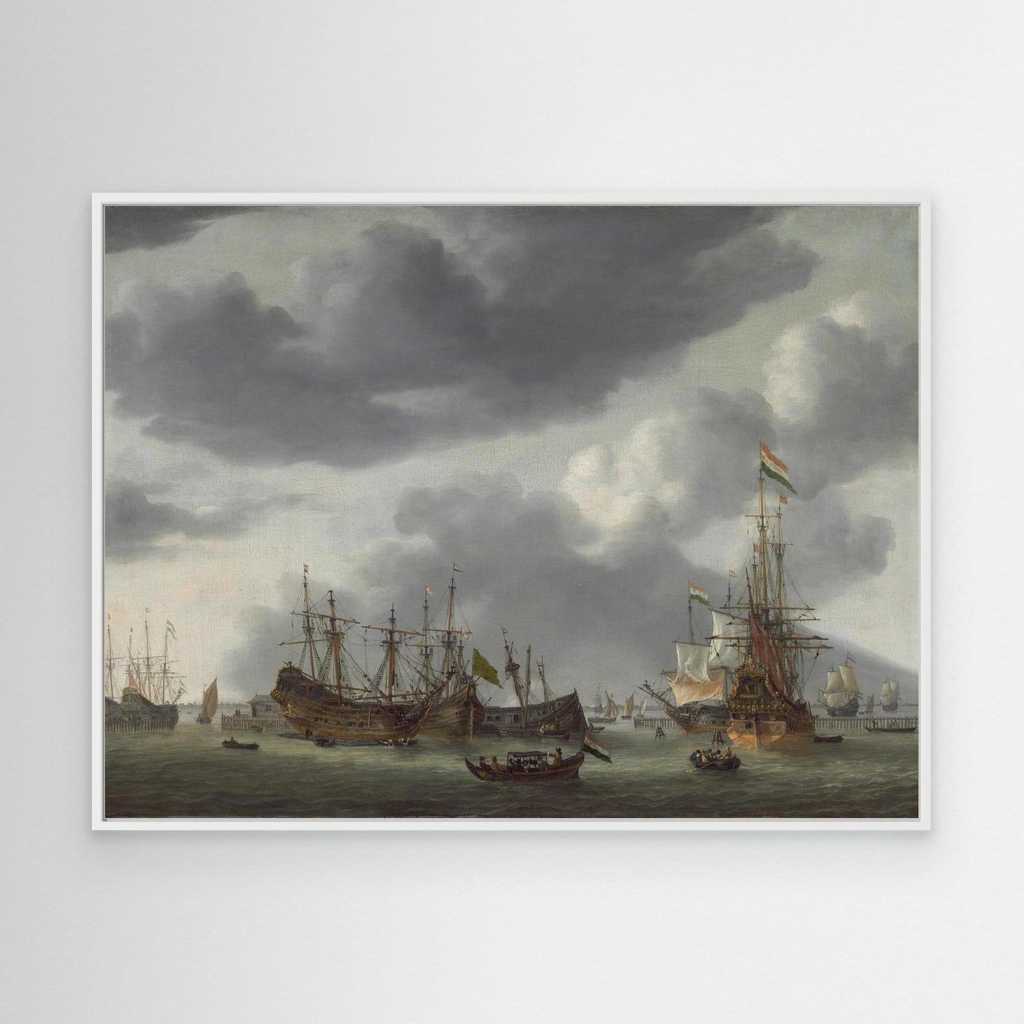 Amsterdam Harbor Scene