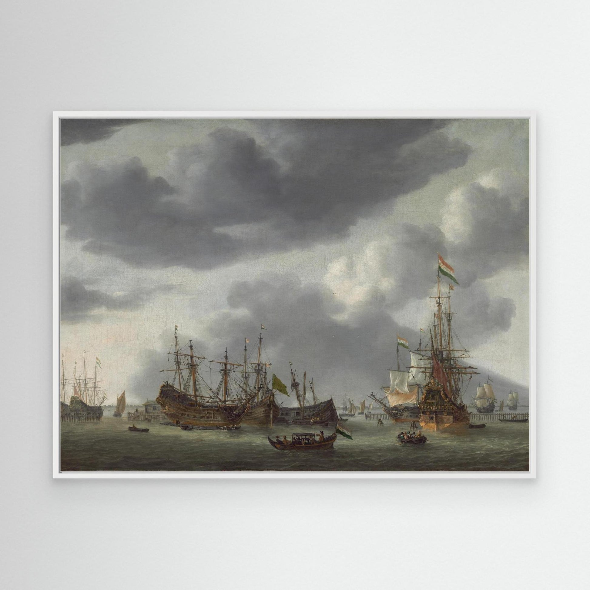 Amsterdam Harbor Scene