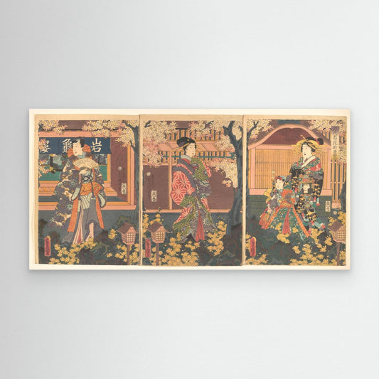 Prince Genji Visits the Gankirō Tea House