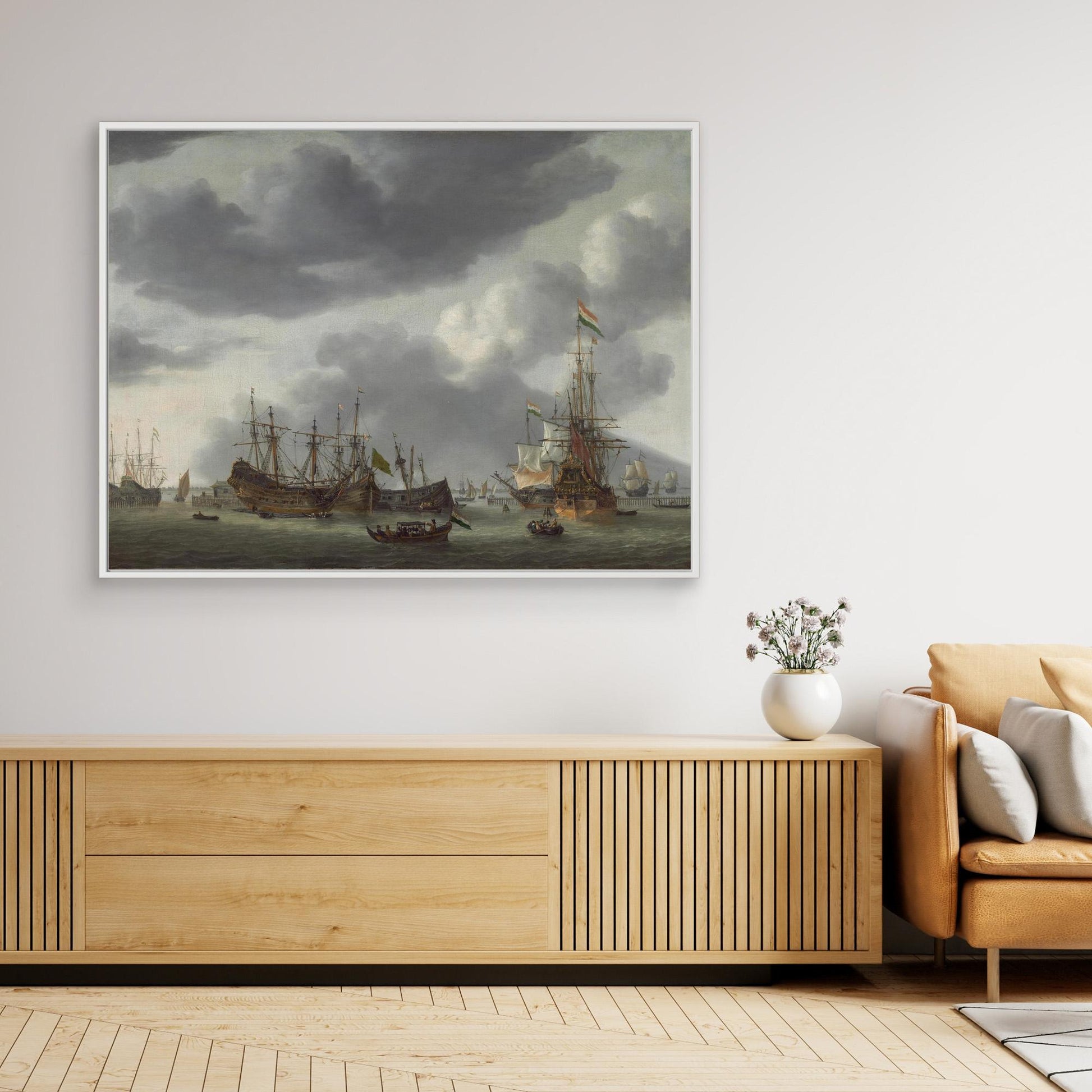 Amsterdam Harbor Scene