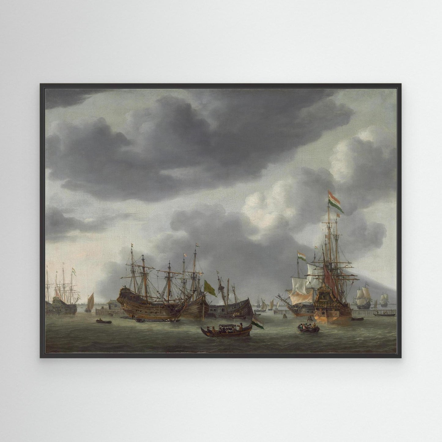 Amsterdam Harbor Scene