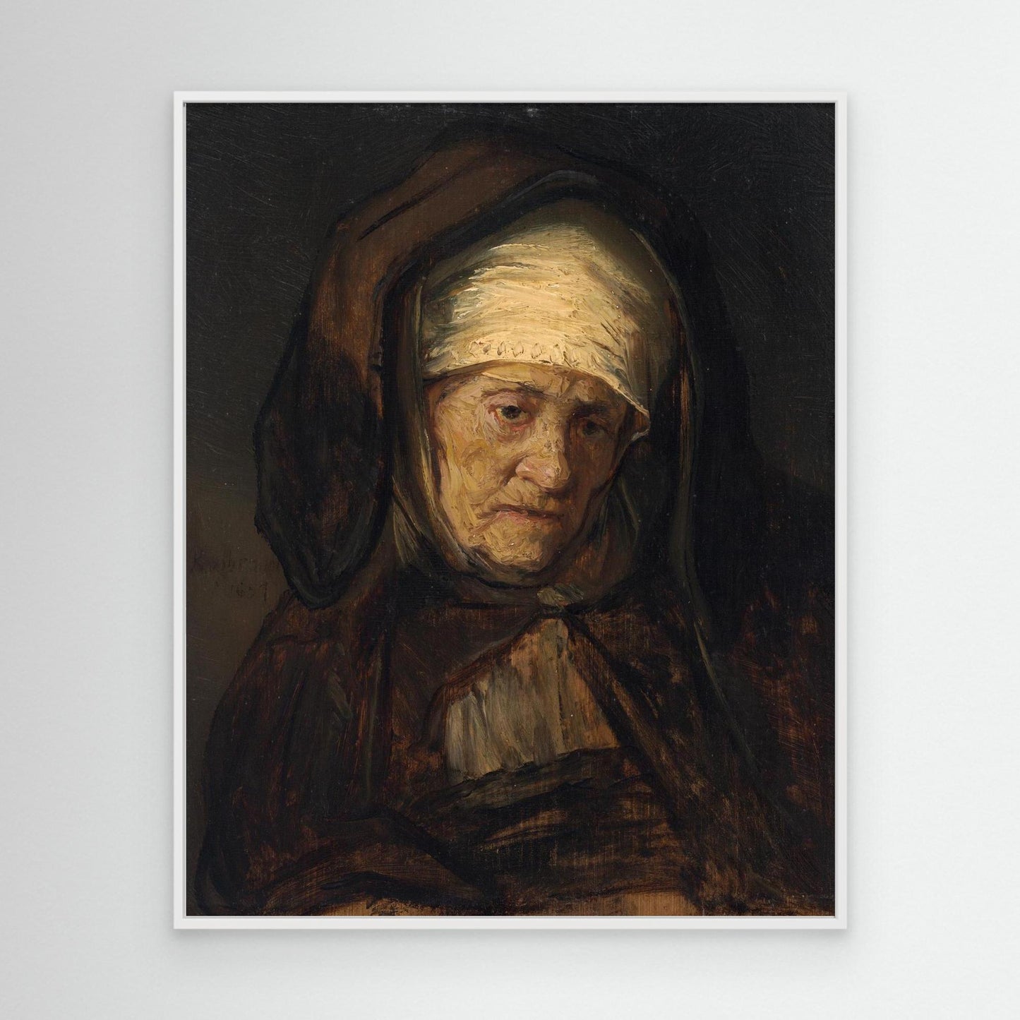 Head of an Aged Woman