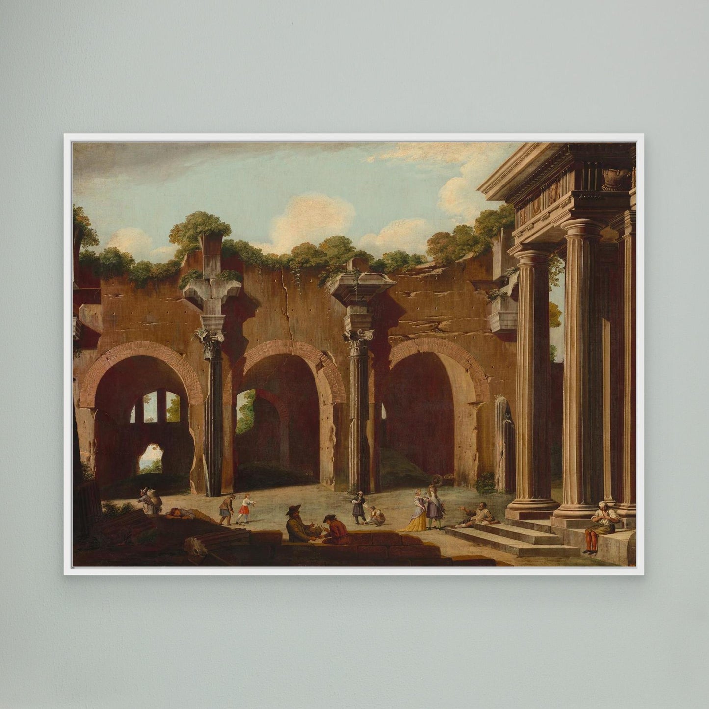 The Basilica of Constantine with a Doric Colonnade