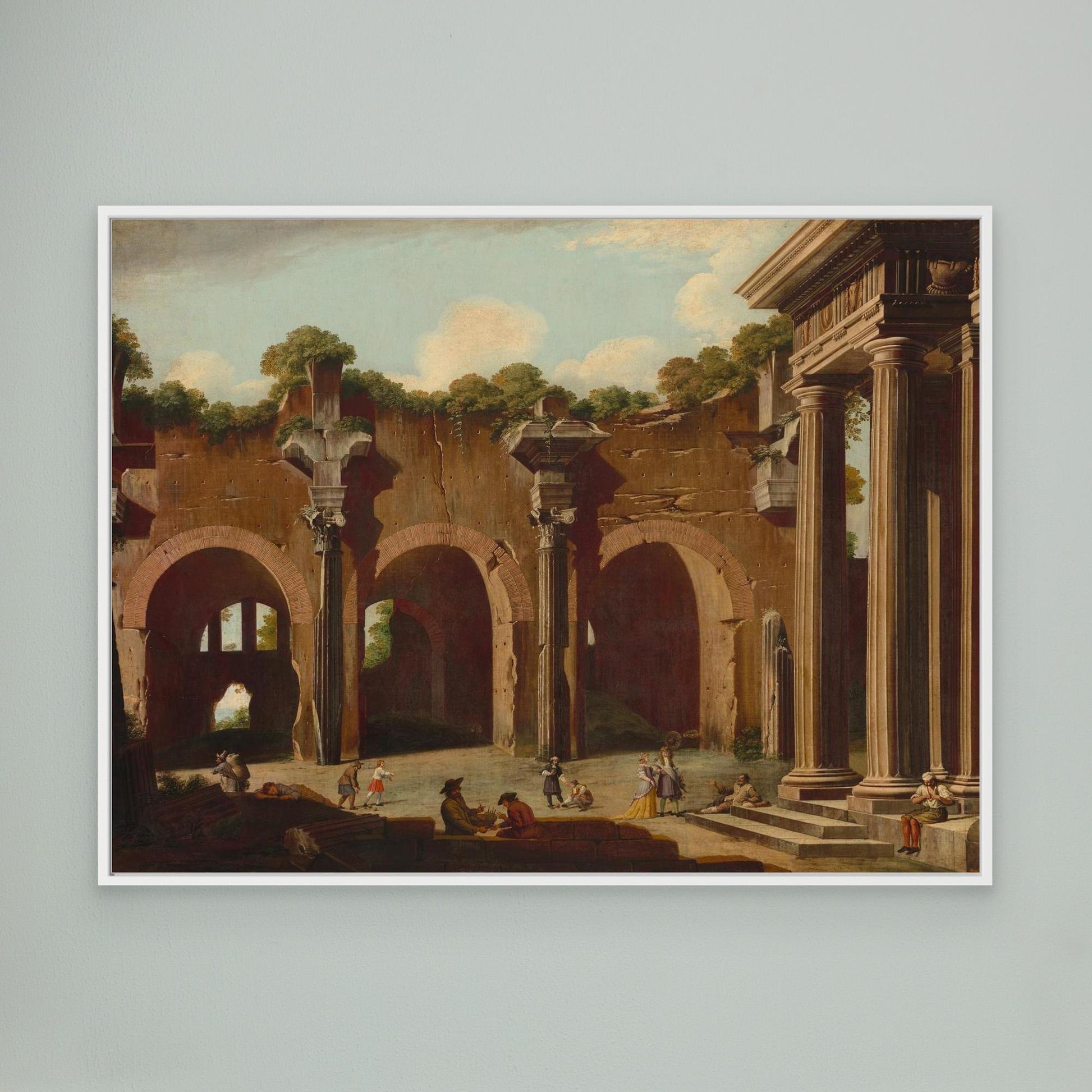 The Basilica of Constantine with a Doric Colonnade