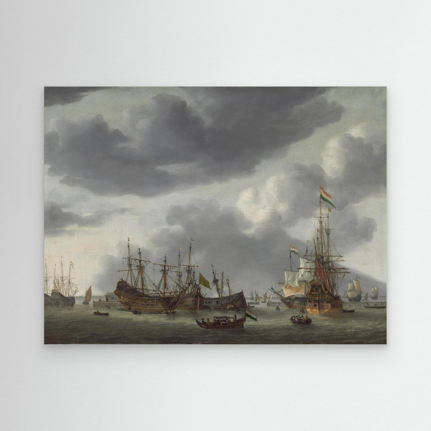Amsterdam Harbor Scene