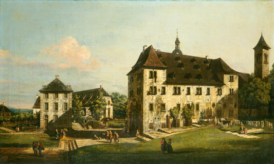 The Fortress of Konigstein: Courtyard with the Magdalenenburg