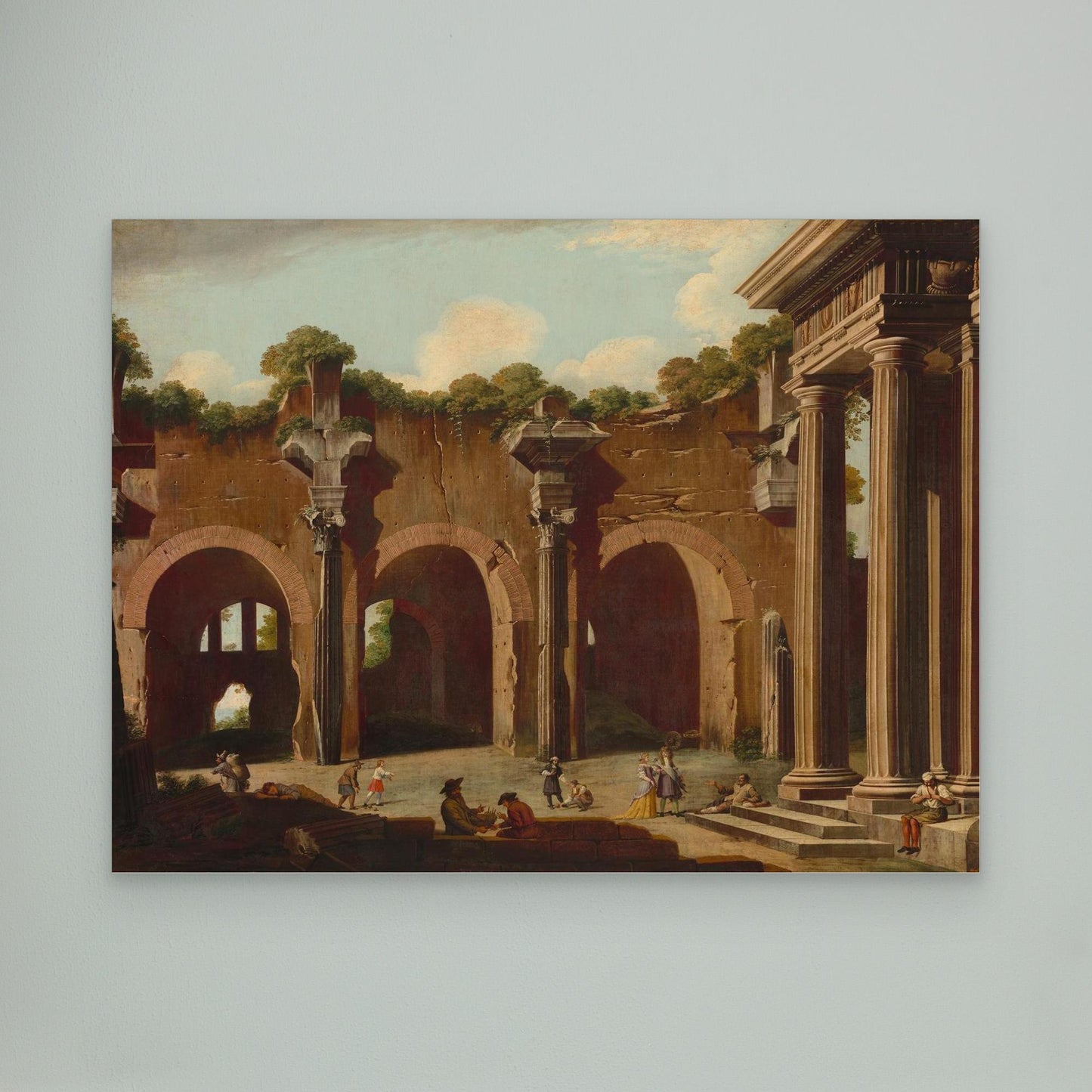 The Basilica of Constantine with a Doric Colonnade