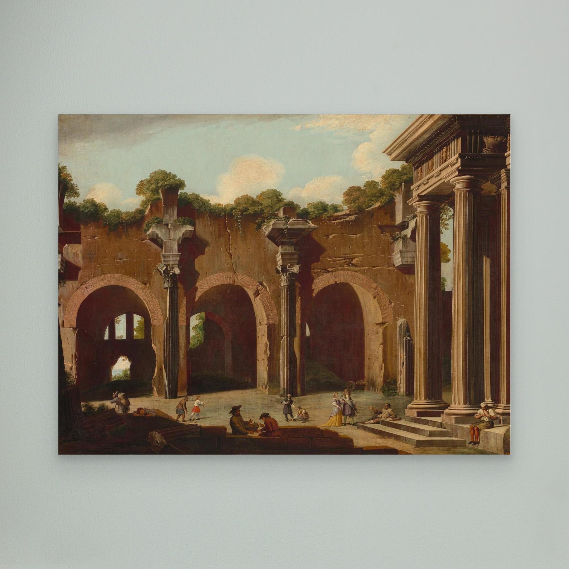 The Basilica of Constantine with a Doric Colonnade