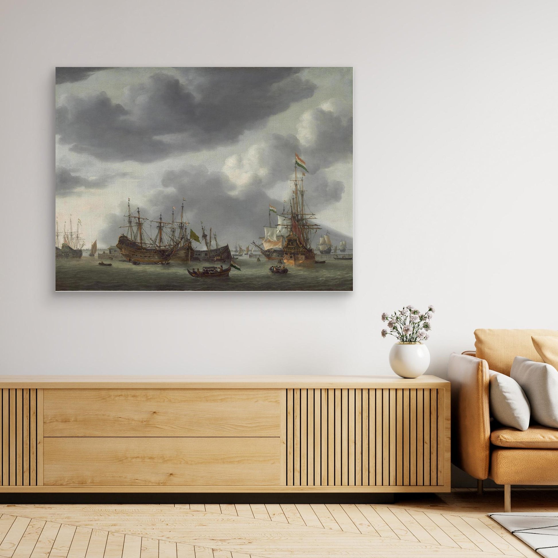 Amsterdam Harbor Scene