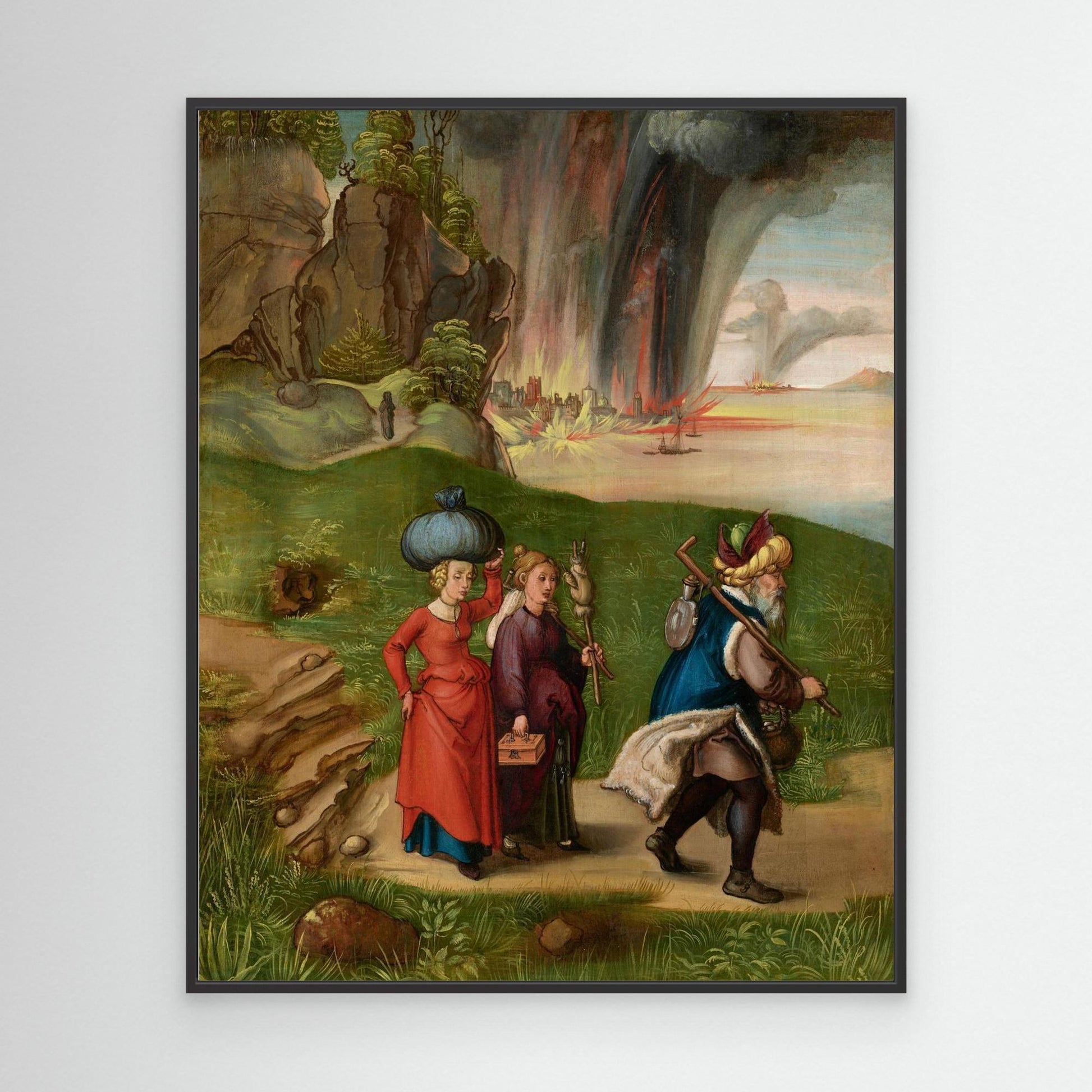 Lot and His Daughters (Reverse)