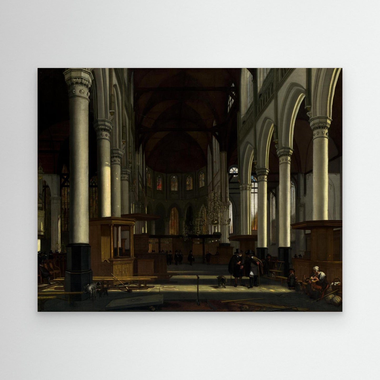 The Interior of the Oude Kerk, Amsterdam