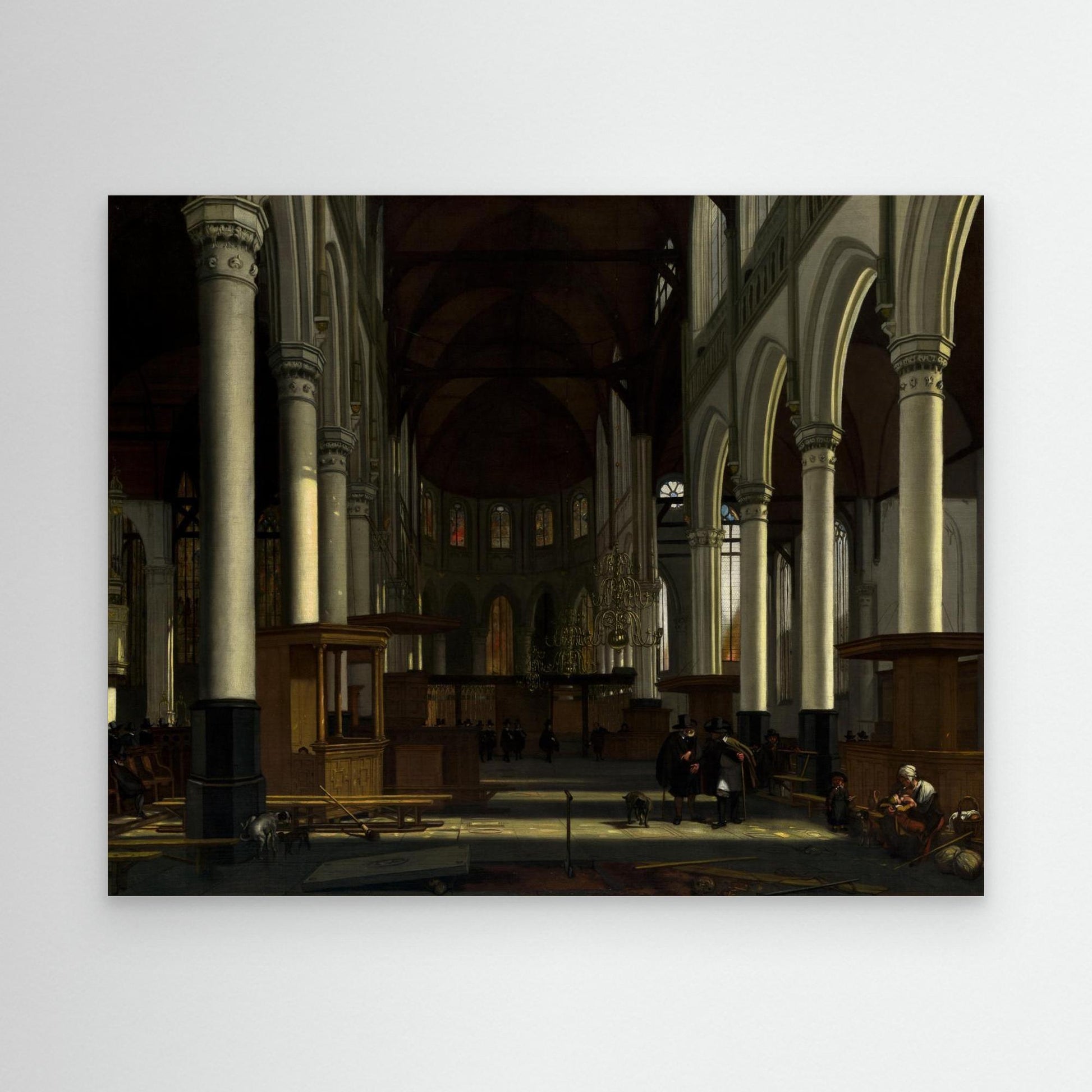 The Interior of the Oude Kerk, Amsterdam